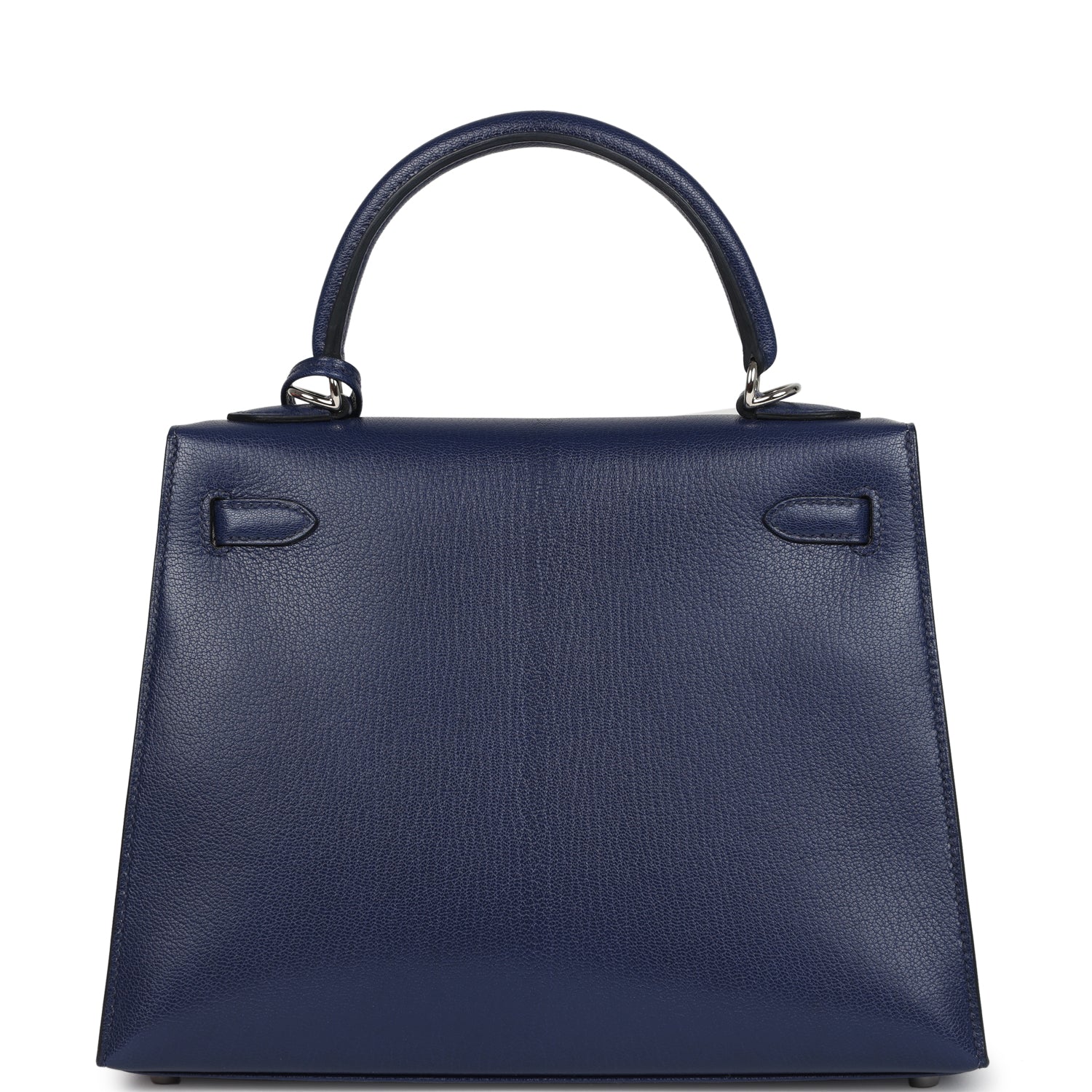 Hermes Kelly Sellier 25 Bleu Saphir Chevre Chamkila Palladium Hardware