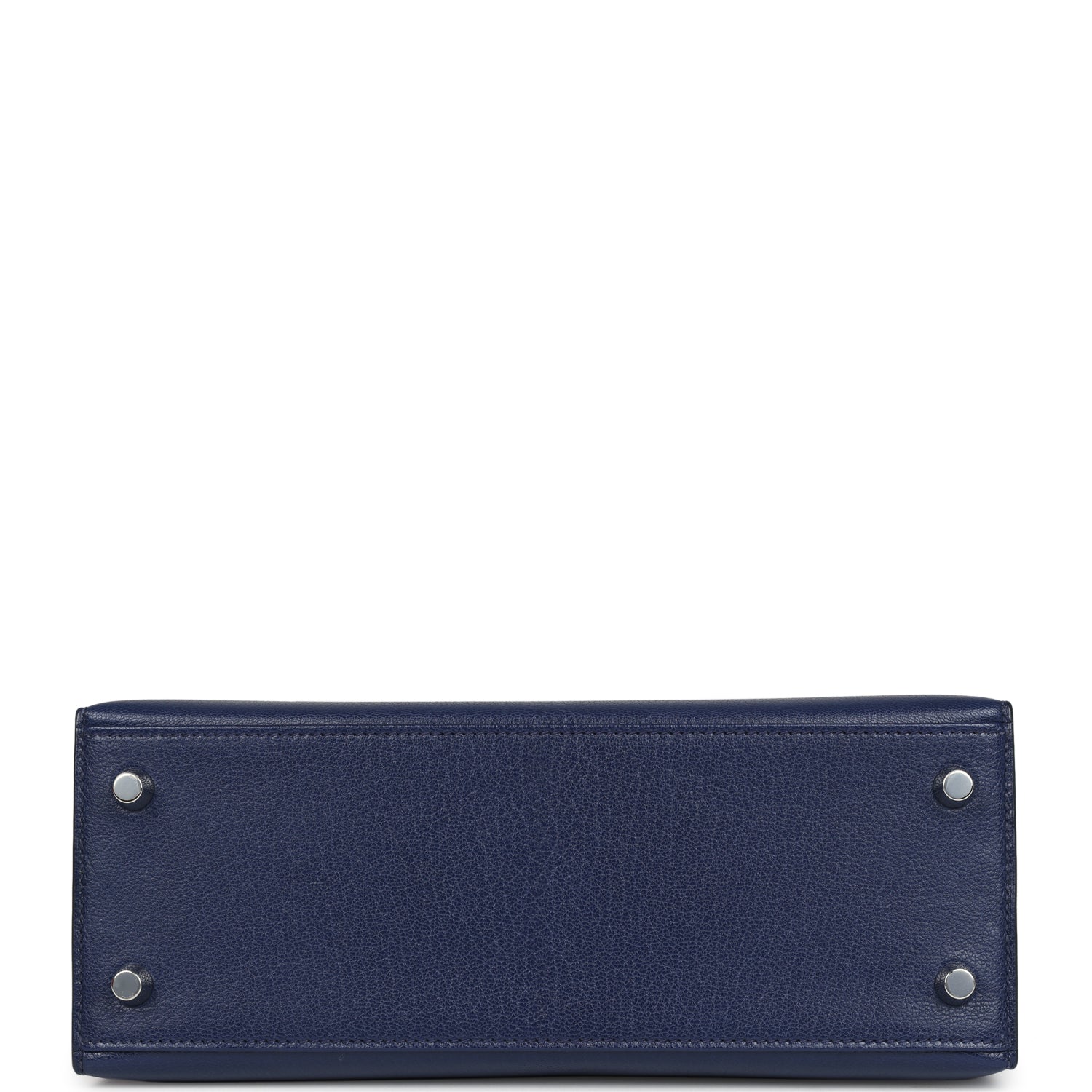 Hermes Kelly Sellier 25 Bleu Saphir Chevre Chamkila Palladium Hardware