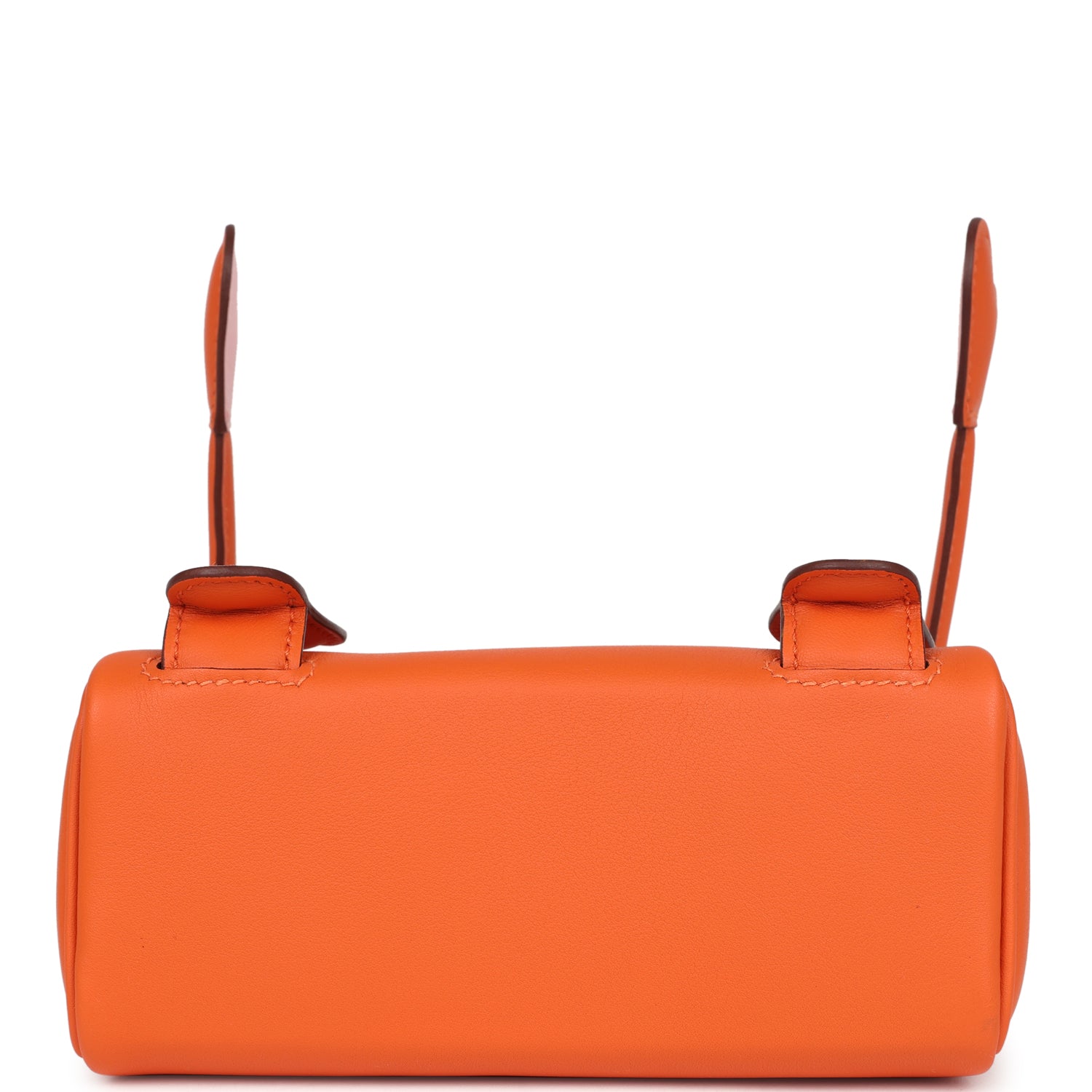 Hermes "Quelle Idolle" Kelly Doll Orange and Rose Sakura Swift Gold Hardware