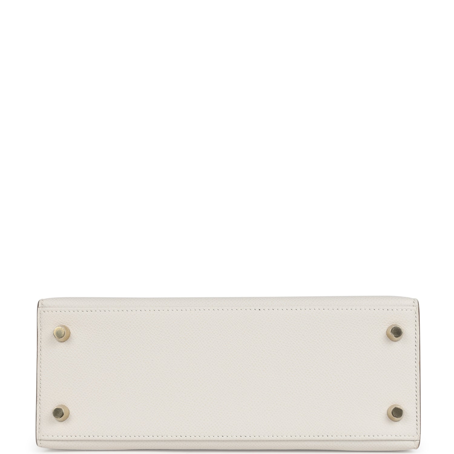 Hermes Kelly Sellier 25 Gris Pale Epsom Gold Hardware