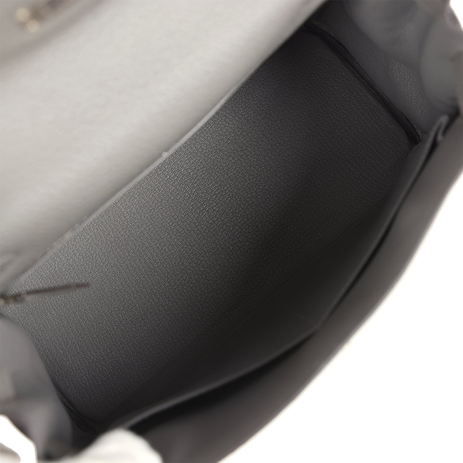 Hermes Kelly Retourne 28 Gris Meyer Clemence Palladium Hardware