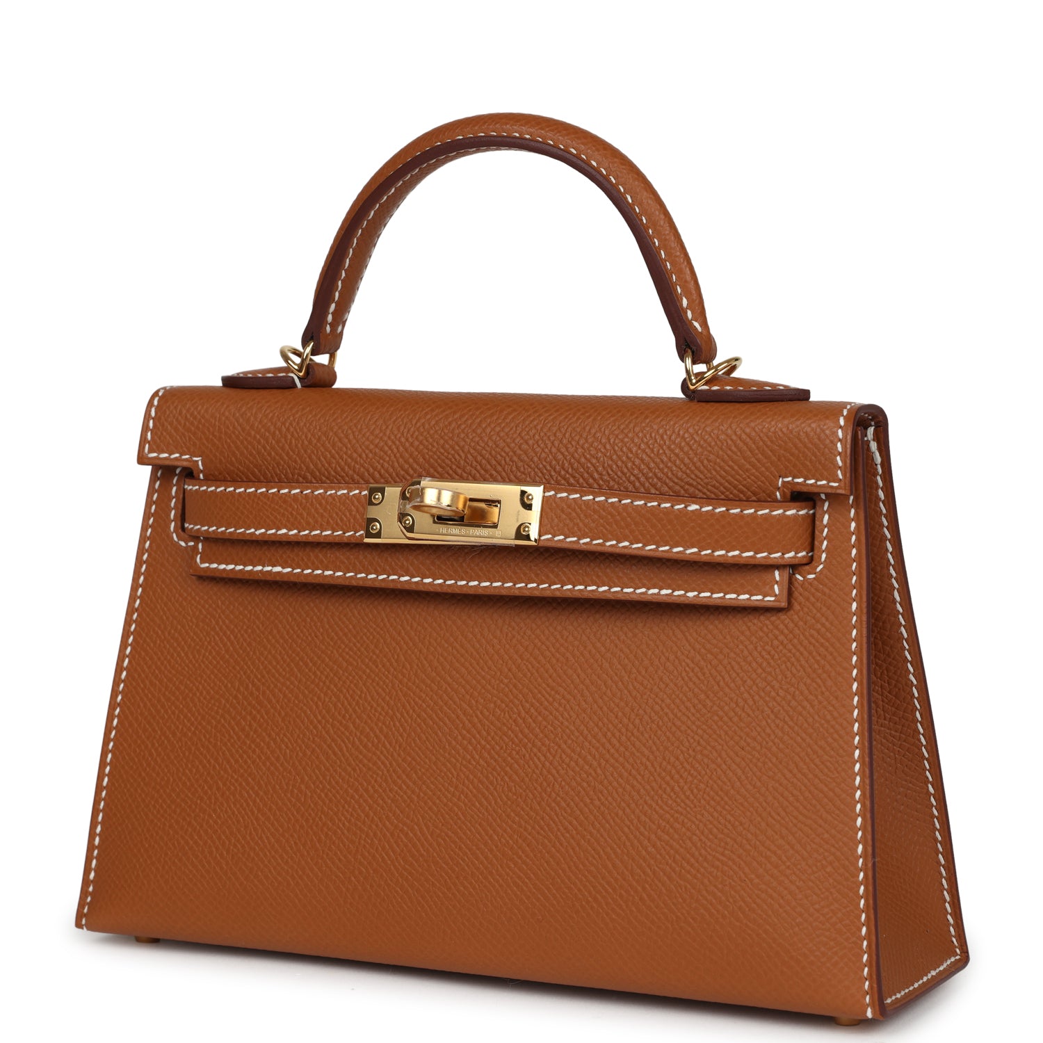 Hermes Kelly Sellier 20 Gold Epsom Gold Hardware