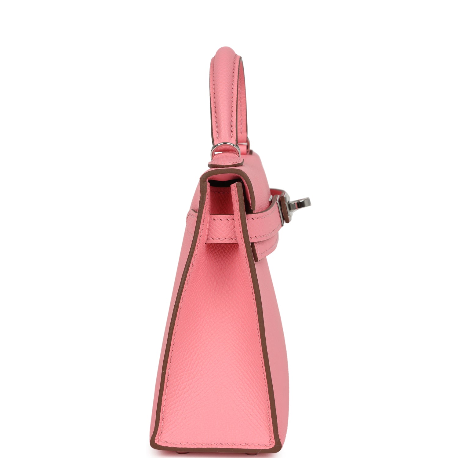Hermes Kelly Sellier 20 Rose Confetti Epsom Palladium Hardware