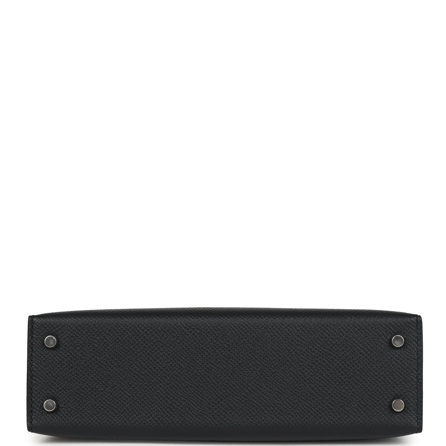 Hermes Kelly Sellier 20 Black Epsom Palladium Hardware
