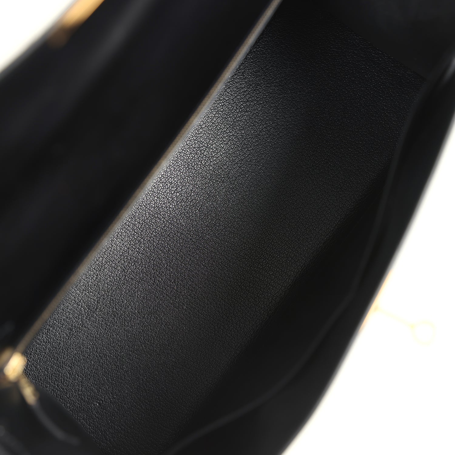 New Hermes Kelly Sellier 35 Black Box Gold Hardware