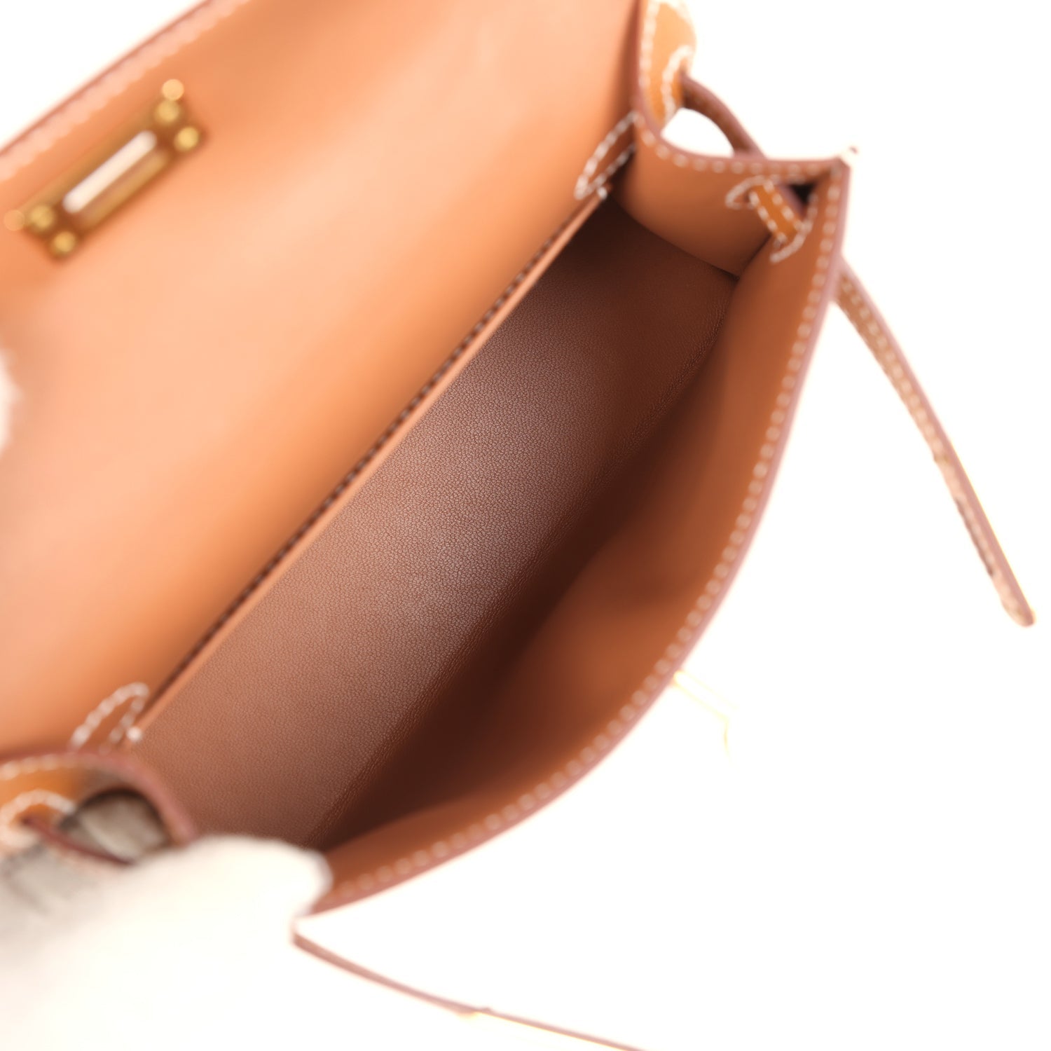 Hermes Kelly Sellier 20 Gold Epsom Gold Hardware