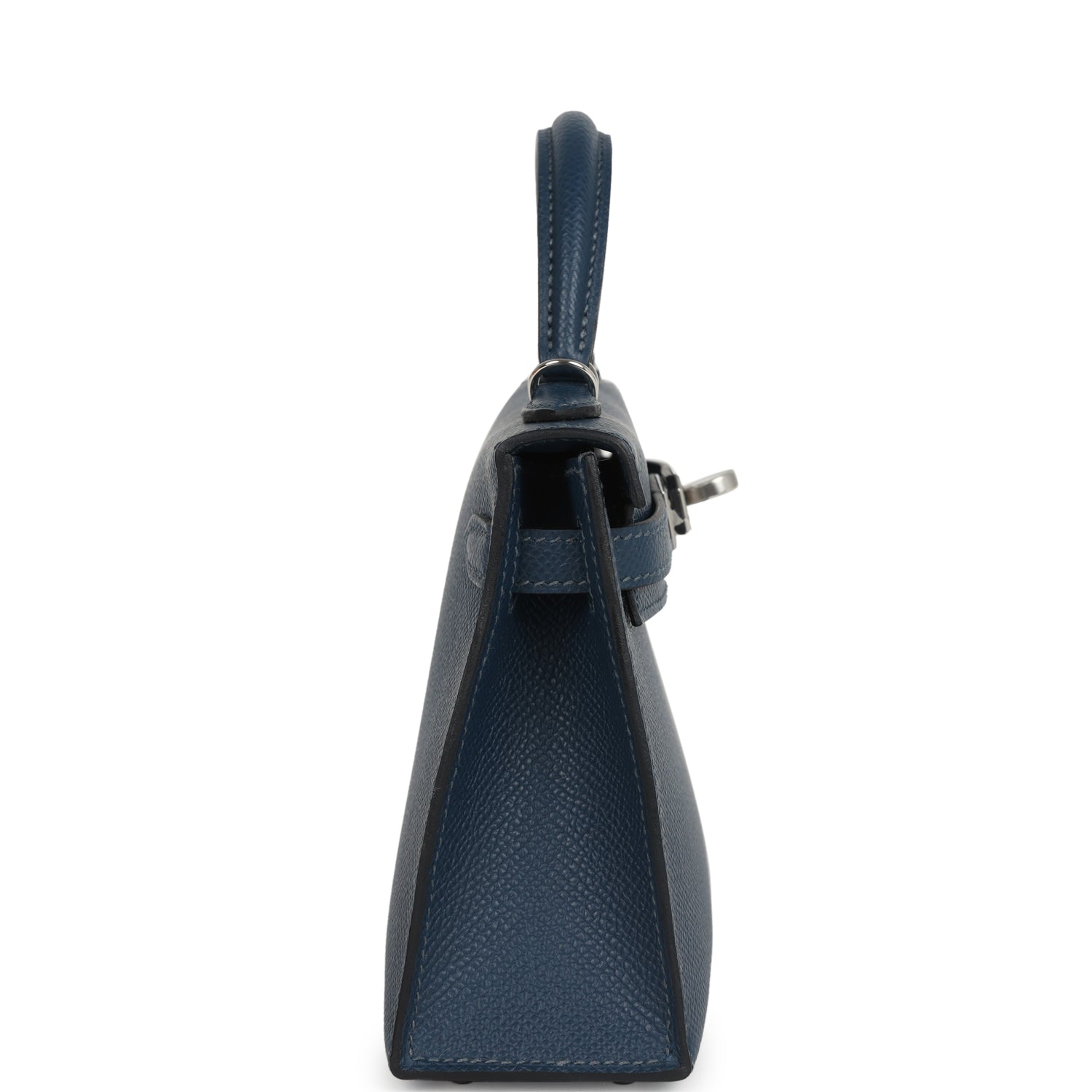Hermes Kelly Sellier 20 Bleu de Prusse Epsom Palladium Hardware