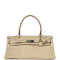 New Hermes Shoulder Kelly 42 JPG Parchemin Clemence Palladium Hardware