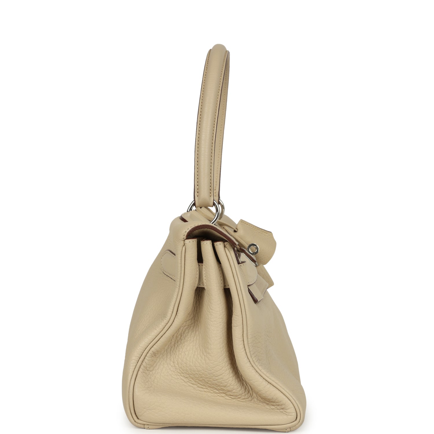 New Hermes Shoulder Kelly 42 JPG Parchemin Clemence Palladium Hardware