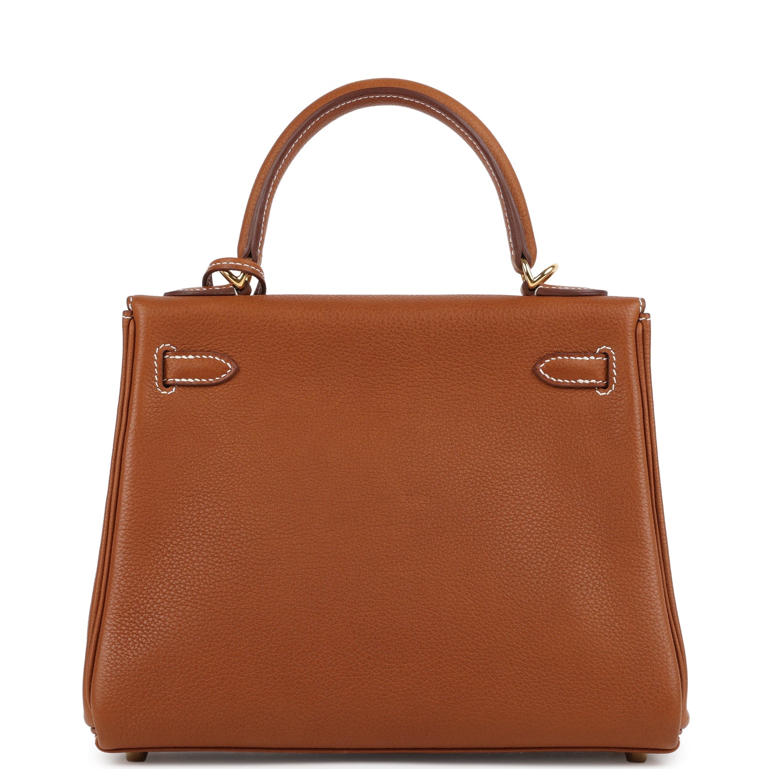 Hermes Kelly Retourne 25 Fauve Barenia Faubourg Gold Hardware