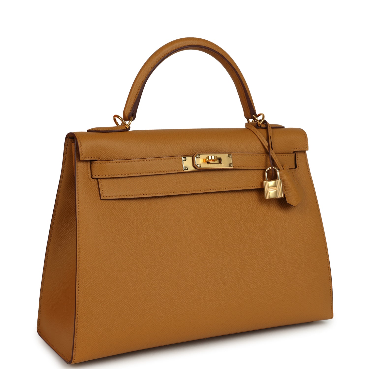 Hermes Kelly Sellier 32 Sesame Epsom Gold Hardware