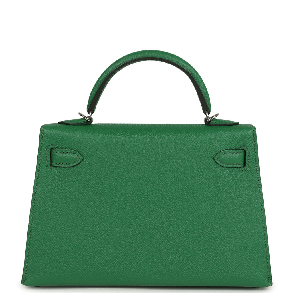 Hermes Kelly Sellier 20 Cactus Verso Epsom Palladium Hardware