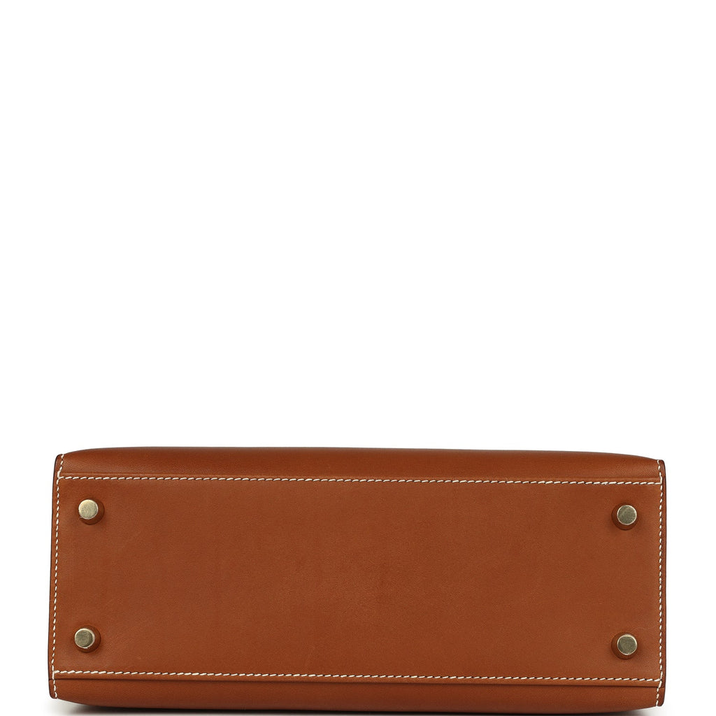 Hermes Kelly Sellier 25 Fauve Barenia Gold Hardware