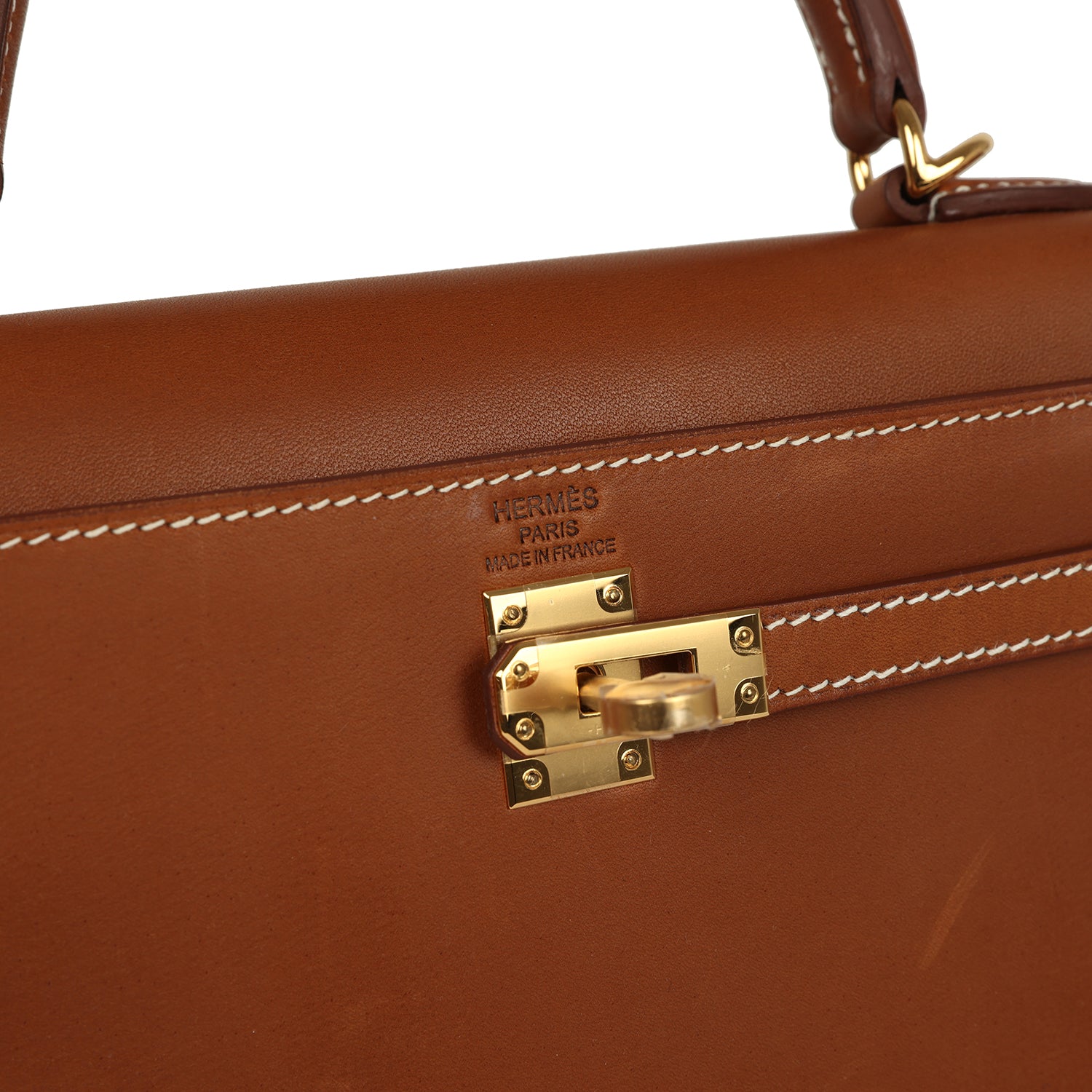 Hermes Kelly Sellier 25 Fauve Barenia Gold Hardware