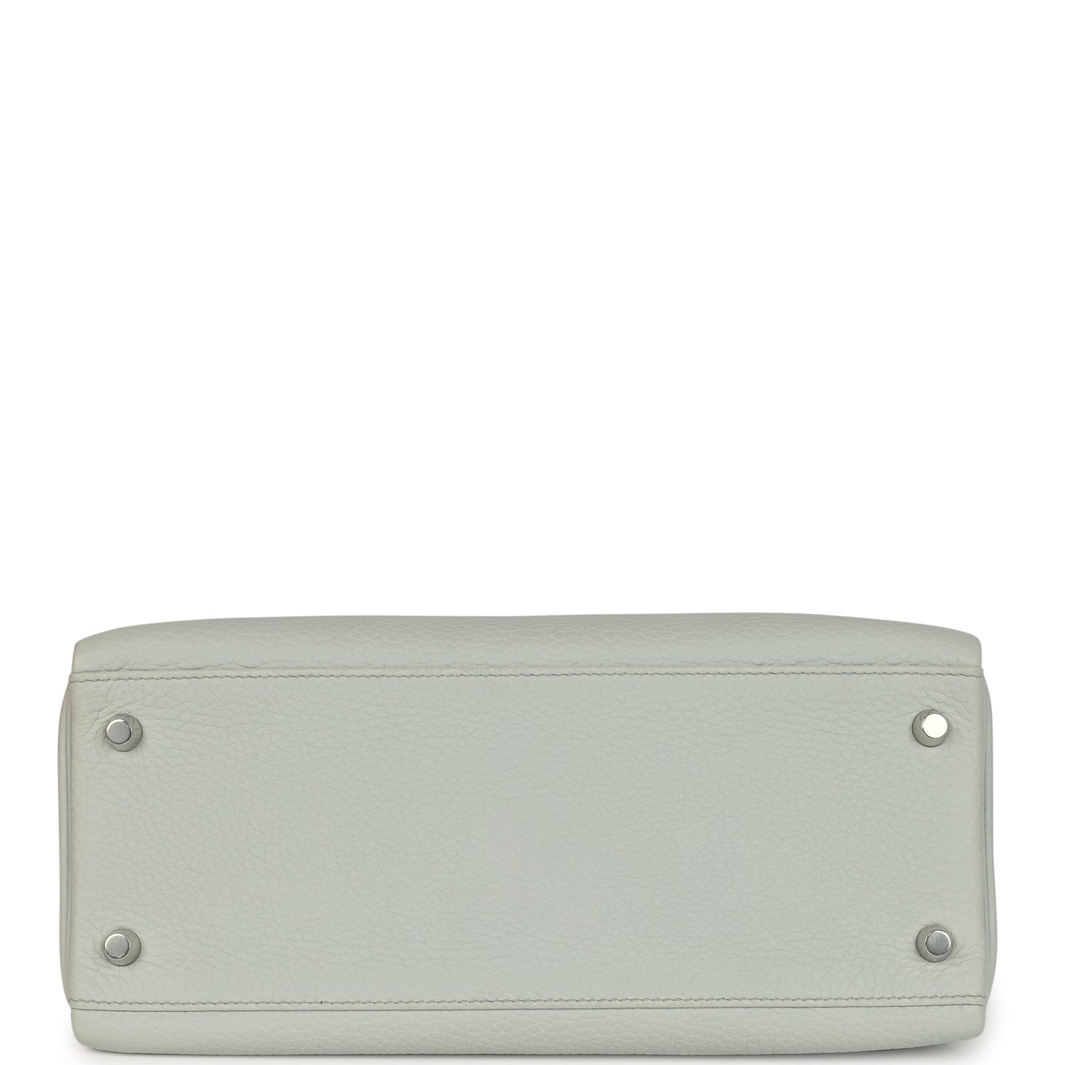 Hermes Kelly Retourne 28 Bleu Pale Clemence Palladium Hardware