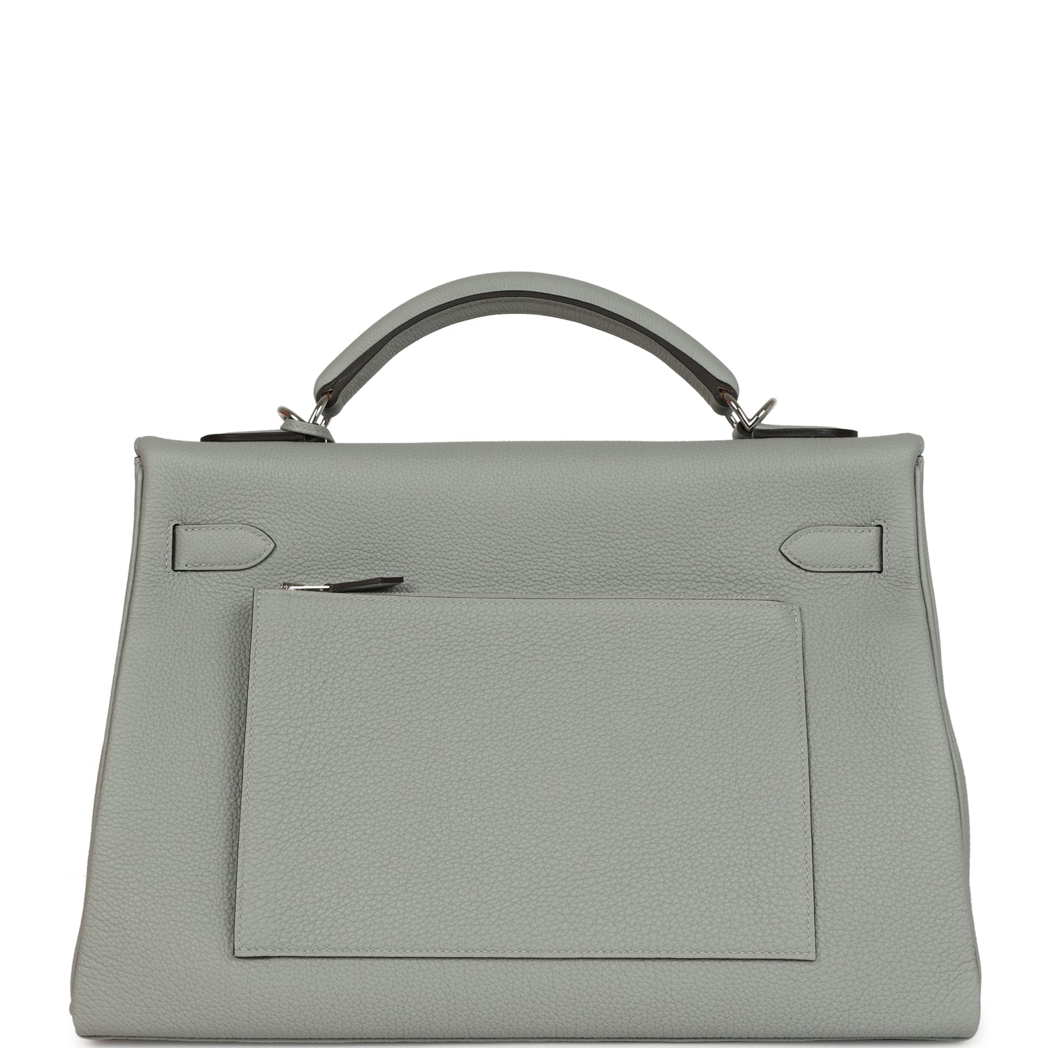 Hermes Kelly 42 Maxi Bleu Glacier Togo Palladium Hardware