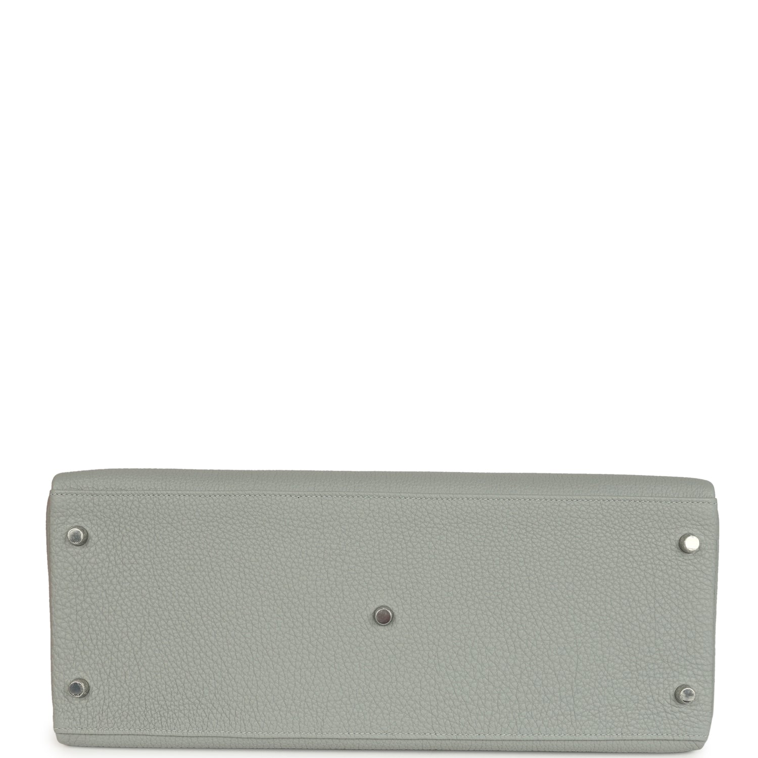 Hermes Kelly 42 Maxi Bleu Glacier Togo Palladium Hardware