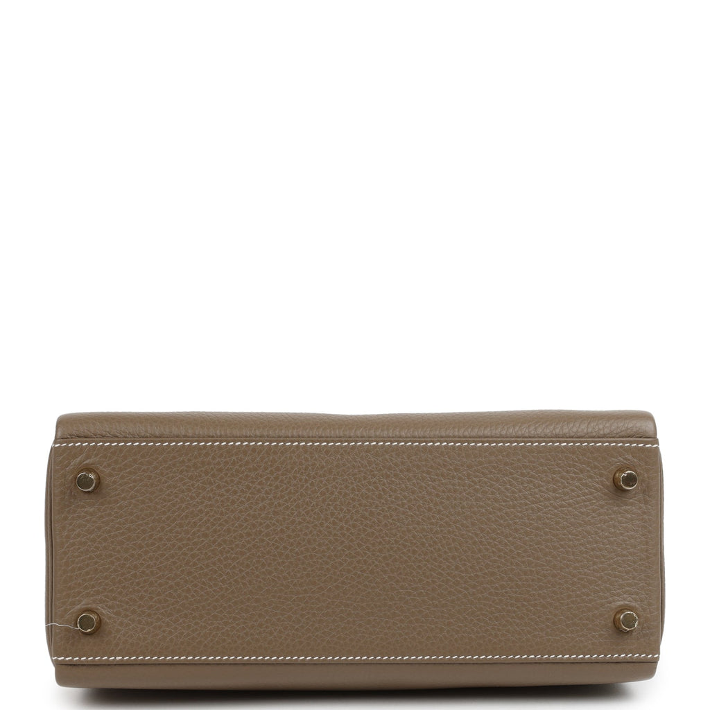 Hermes Kelly Retourne 28 Etoupe Clemence Gold Hardware
