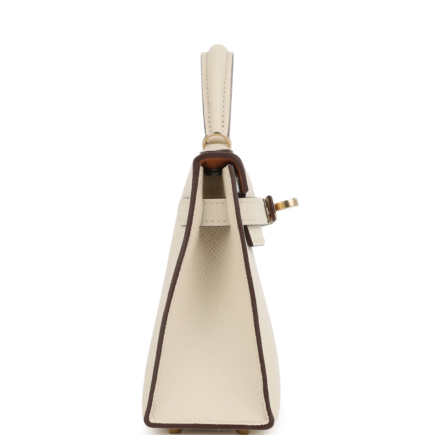 Hermes Special Order (HSS) Kelly Sellier 20 Craie Verso Epsom Permabrass Hardware