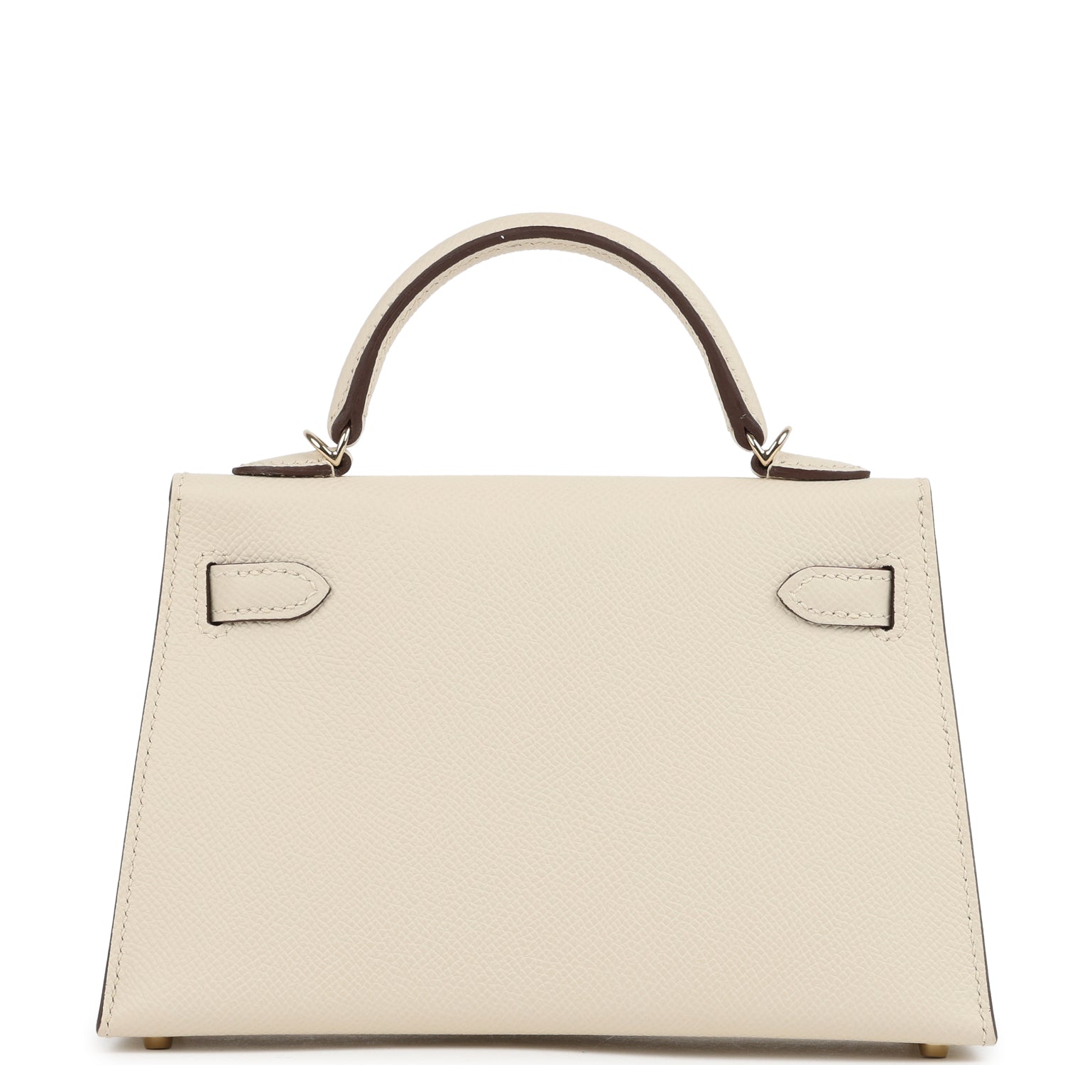Hermes Special Order (HSS) Kelly Sellier 20 Craie Verso Epsom Permabrass Hardware