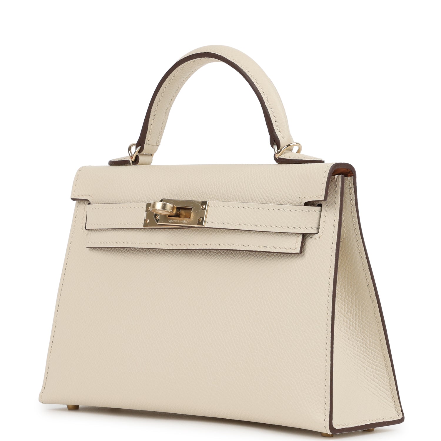 Hermes Special Order (HSS) Kelly Sellier 20 Craie Verso Epsom Permabrass Hardware