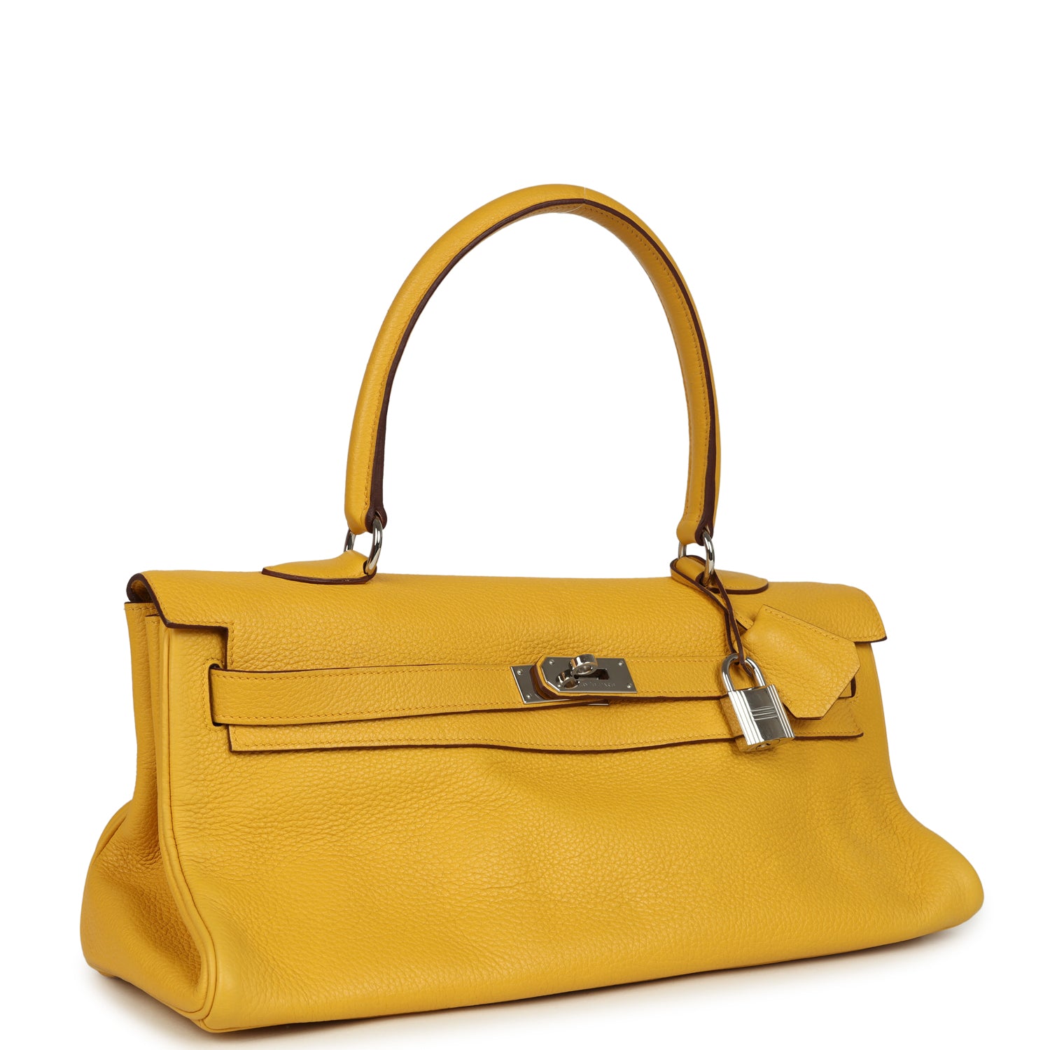 New Hermes Shoulder Kelly JPG 42 Soleil Clemence Palladium Hardware