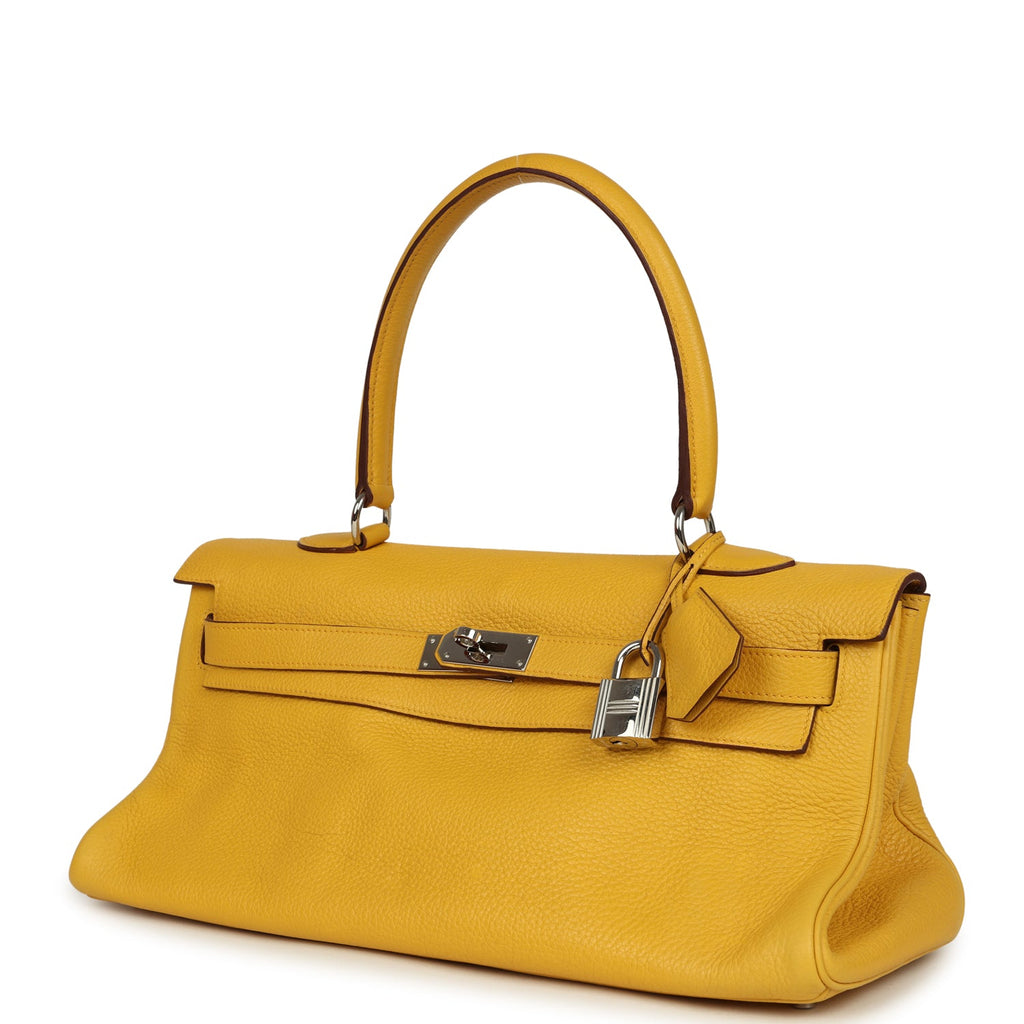 New Hermes Shoulder Kelly JPG 42 Soleil Clemence Palladium Hardware