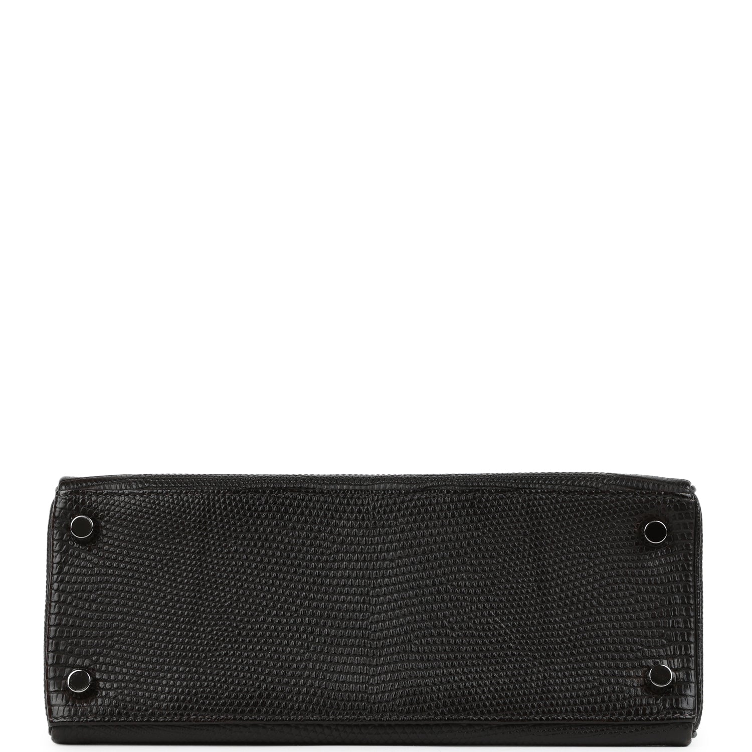 New Hermes Kelly Retourne 25 Cocoan Matte Varanus Salvator Lizard Ruthenium Hardware