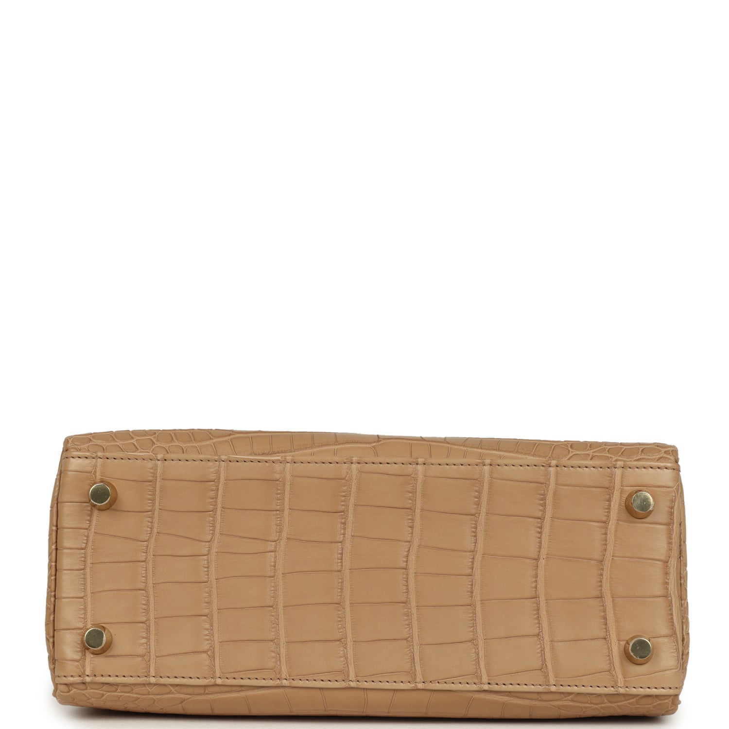 Hermes Kelly Retourne 25 Chai Matte Alligator Gold Hardware