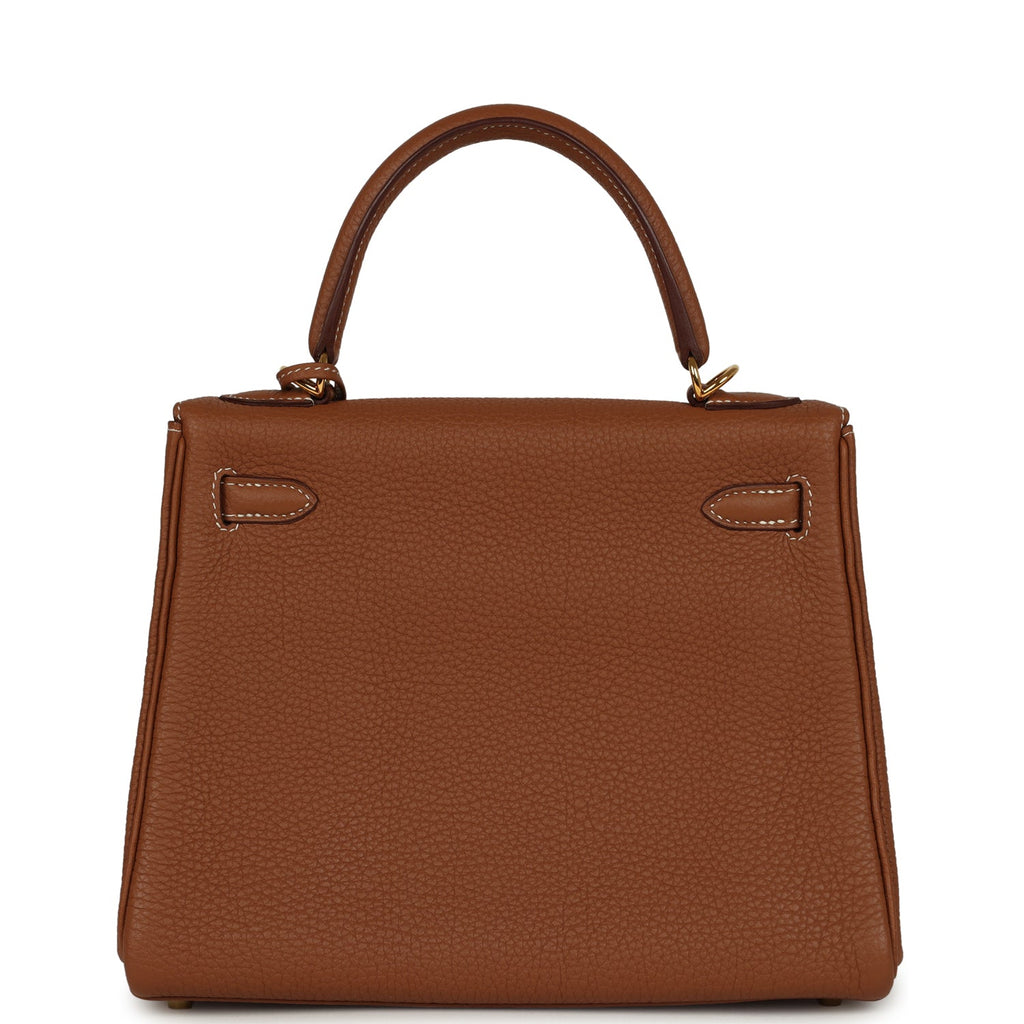 Hermes Kelly Retourne 25 Gold Togo Gold Hardware