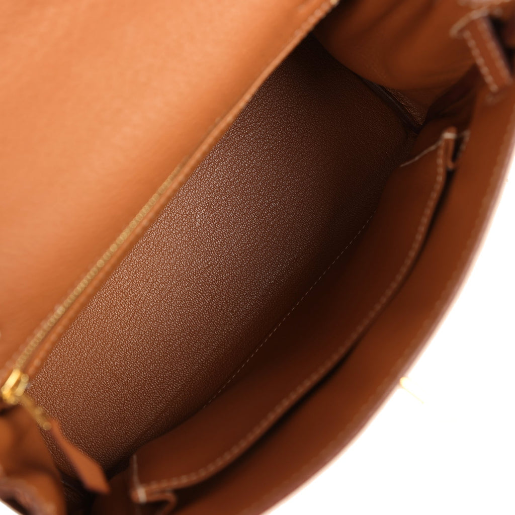 Hermes Kelly Retourne 25 Gold Togo Gold Hardware