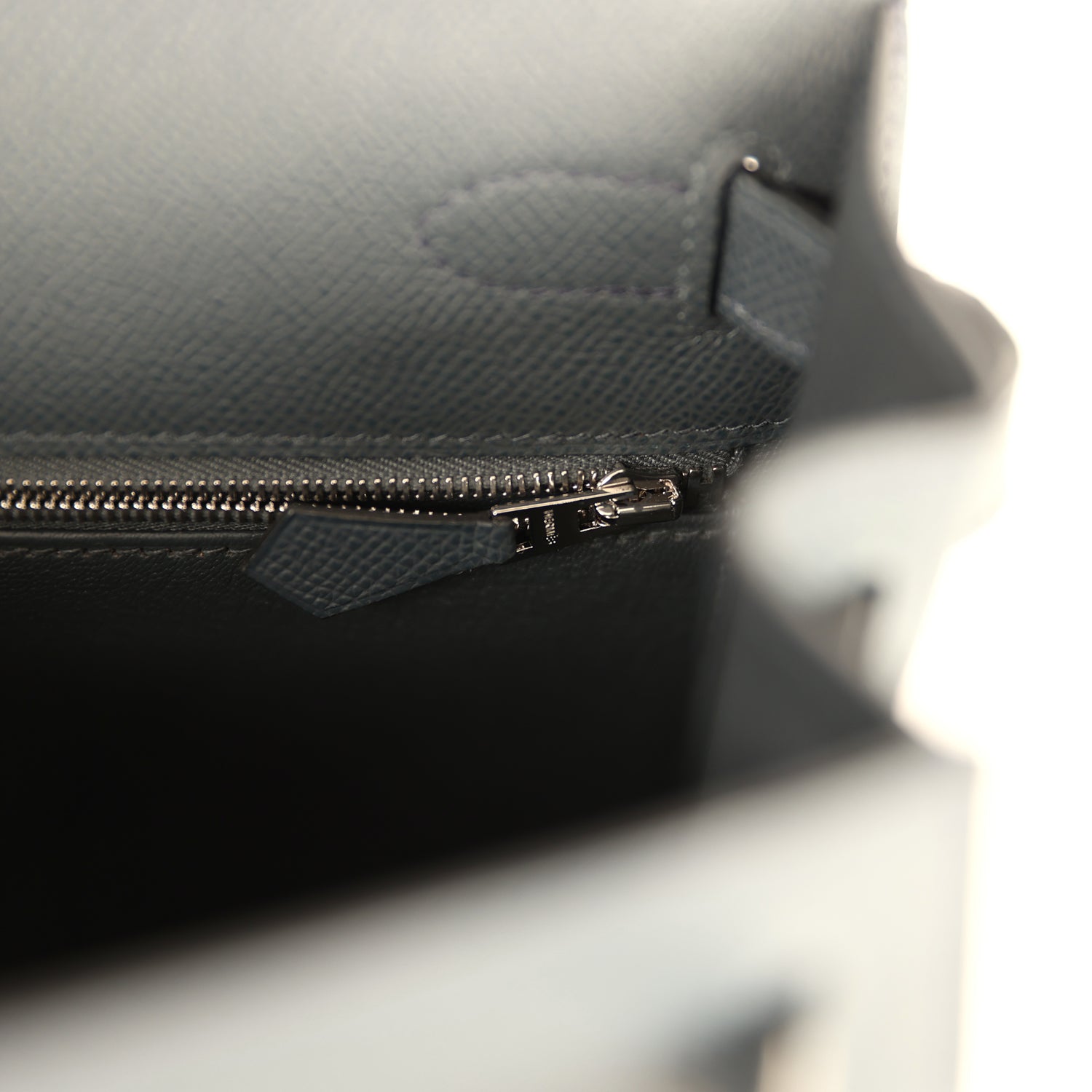 Hermes Kelly Sellier 28 Gris Misty Epsom Palladium Hardware