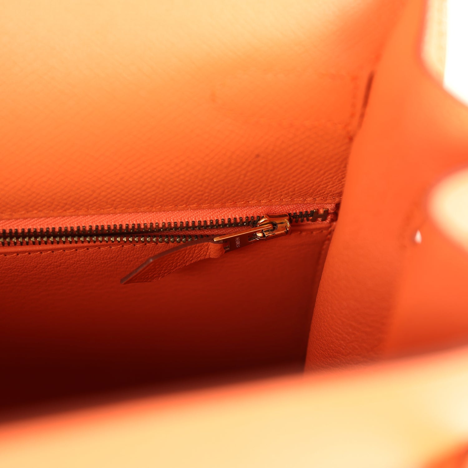 New Hermes Kelly Sellier 35 Mango Epsom Gold Hardware