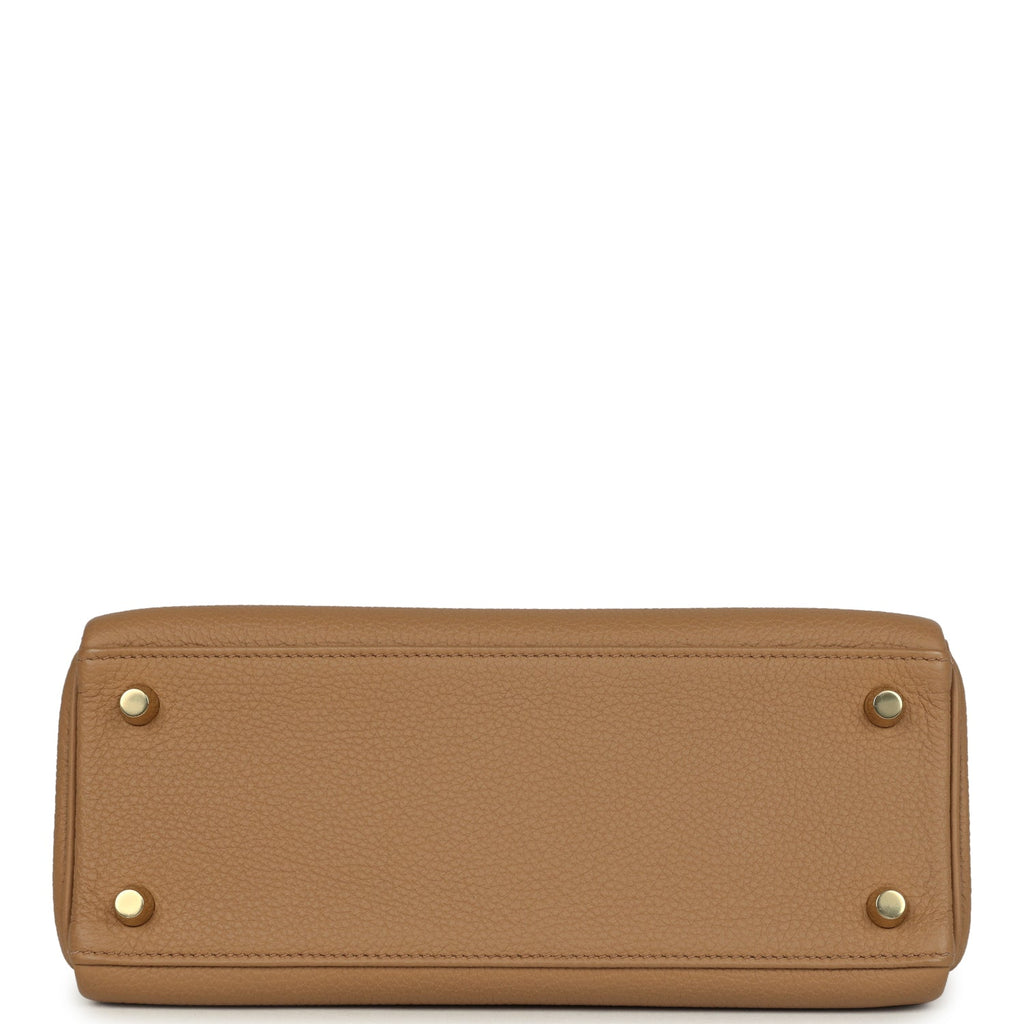 Hermes Kelly Retourne 25 Chai Togo Gold Hardware
