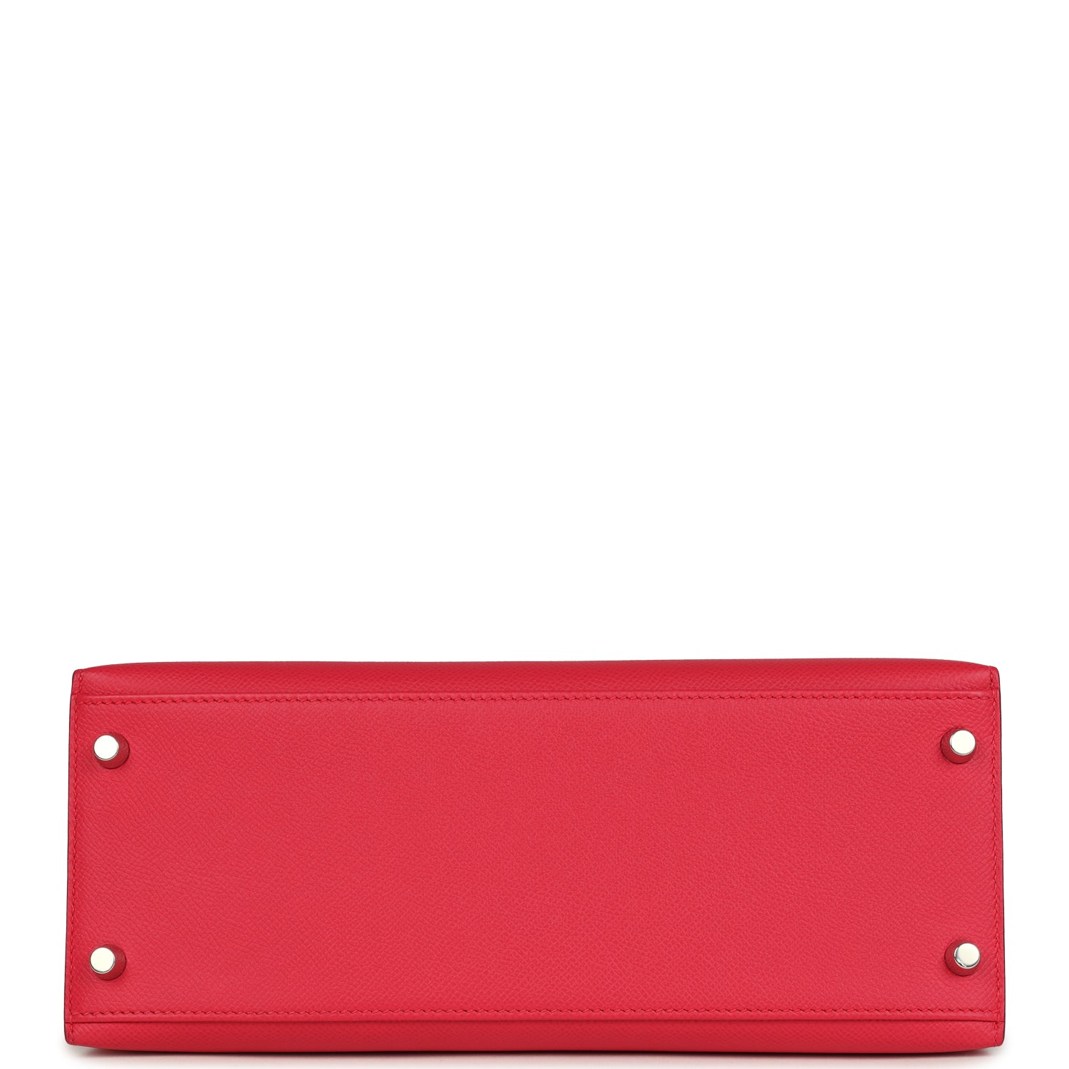 Hermes Kelly Sellier 28 Rose Extreme Epsom Palladium Hardware