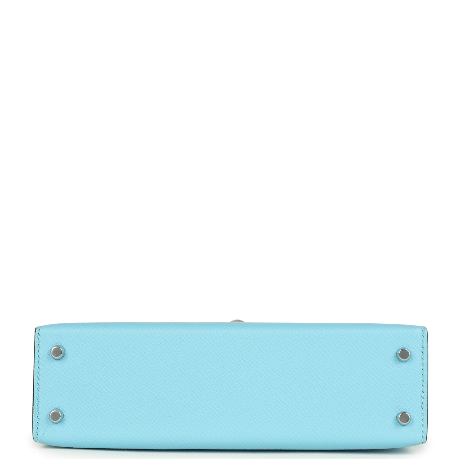 Hermes Kelly Sellier 20 Celeste Epsom Palladium Hardware