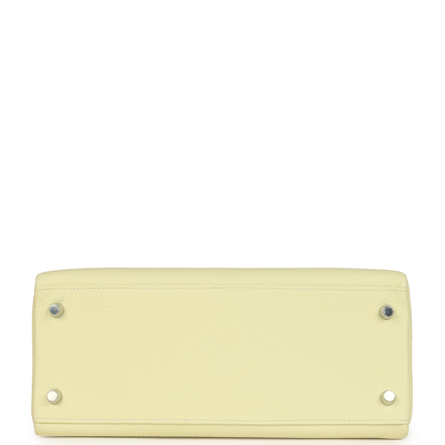 Hermes Kelly Retourne 28 Jaune Milton Clemence Palladium Hardware