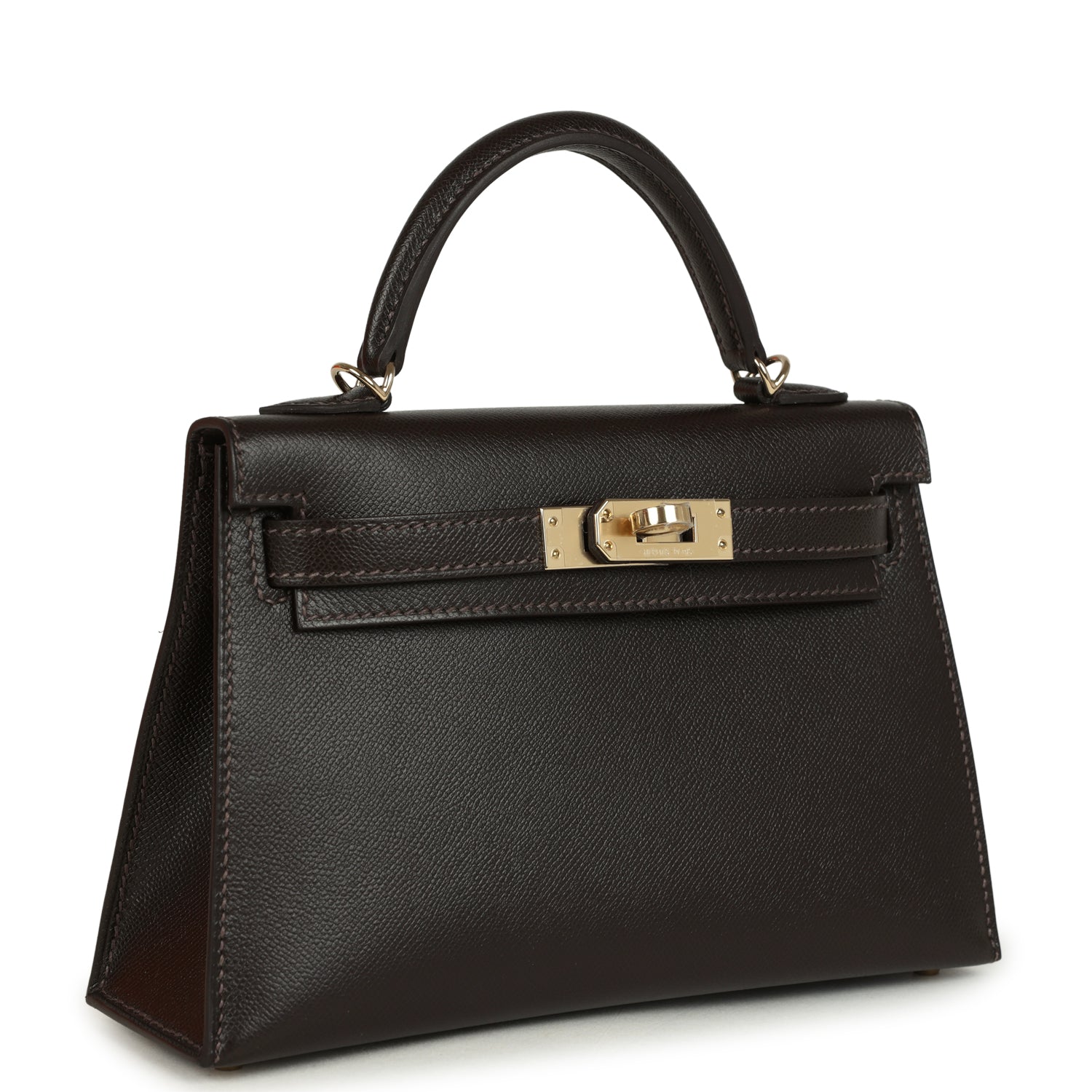 Hermes Kelly Sellier 20 Bai-Brun Madame Permabrass Hardware