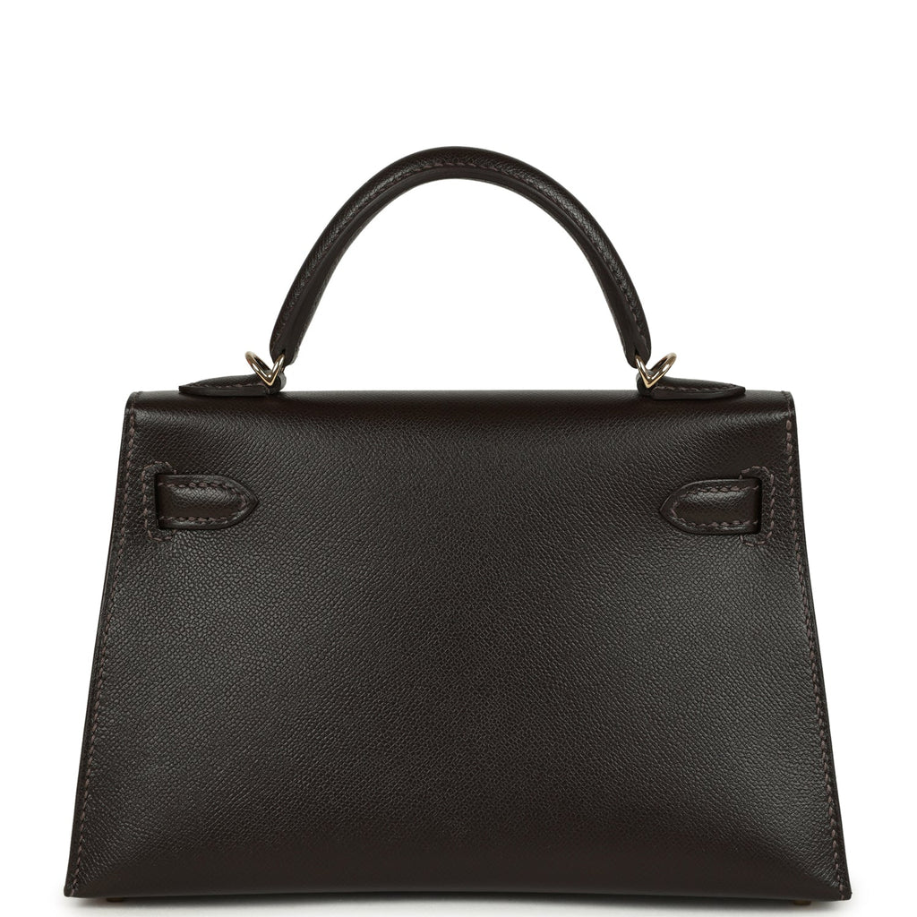 Hermes Kelly Sellier 20 Bai-Brun Madame Permabrass Hardware