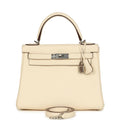 Hermes Kelly Retourne 28 Nata Clemence Palladium Hardware