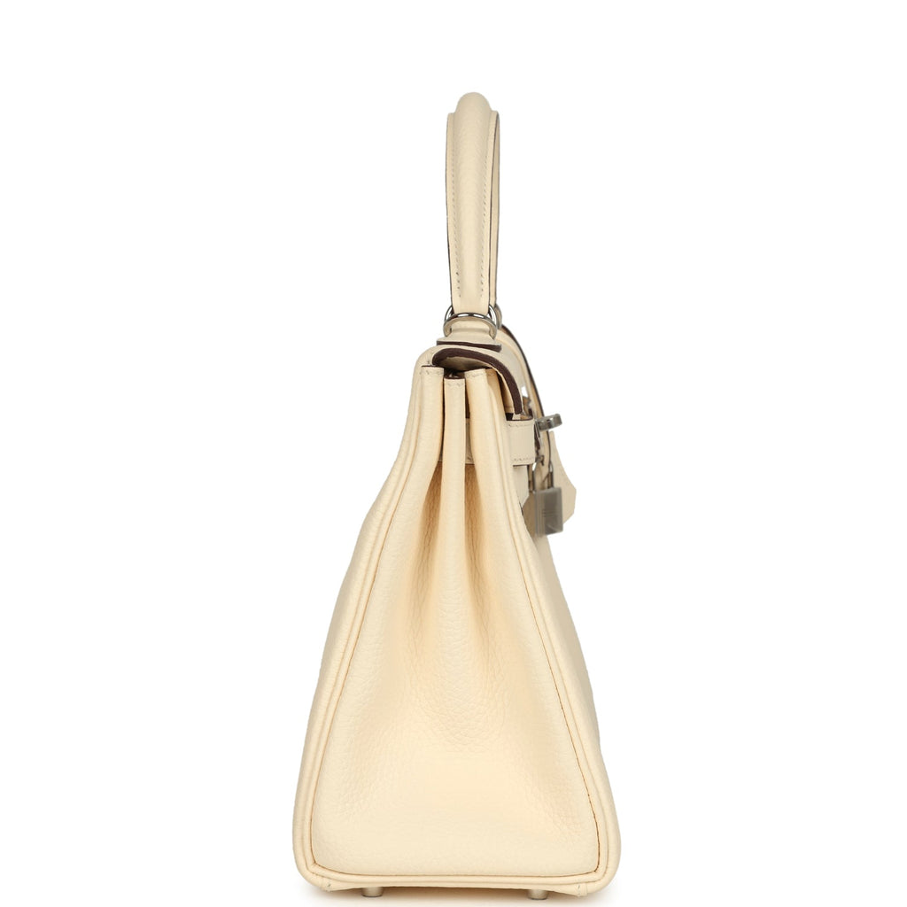 Hermes Kelly Retourne 28 Nata Clemence Palladium Hardware