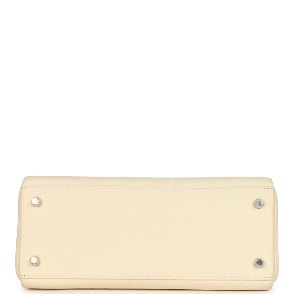 Hermes Kelly Retourne 28 Nata Clemence Palladium Hardware