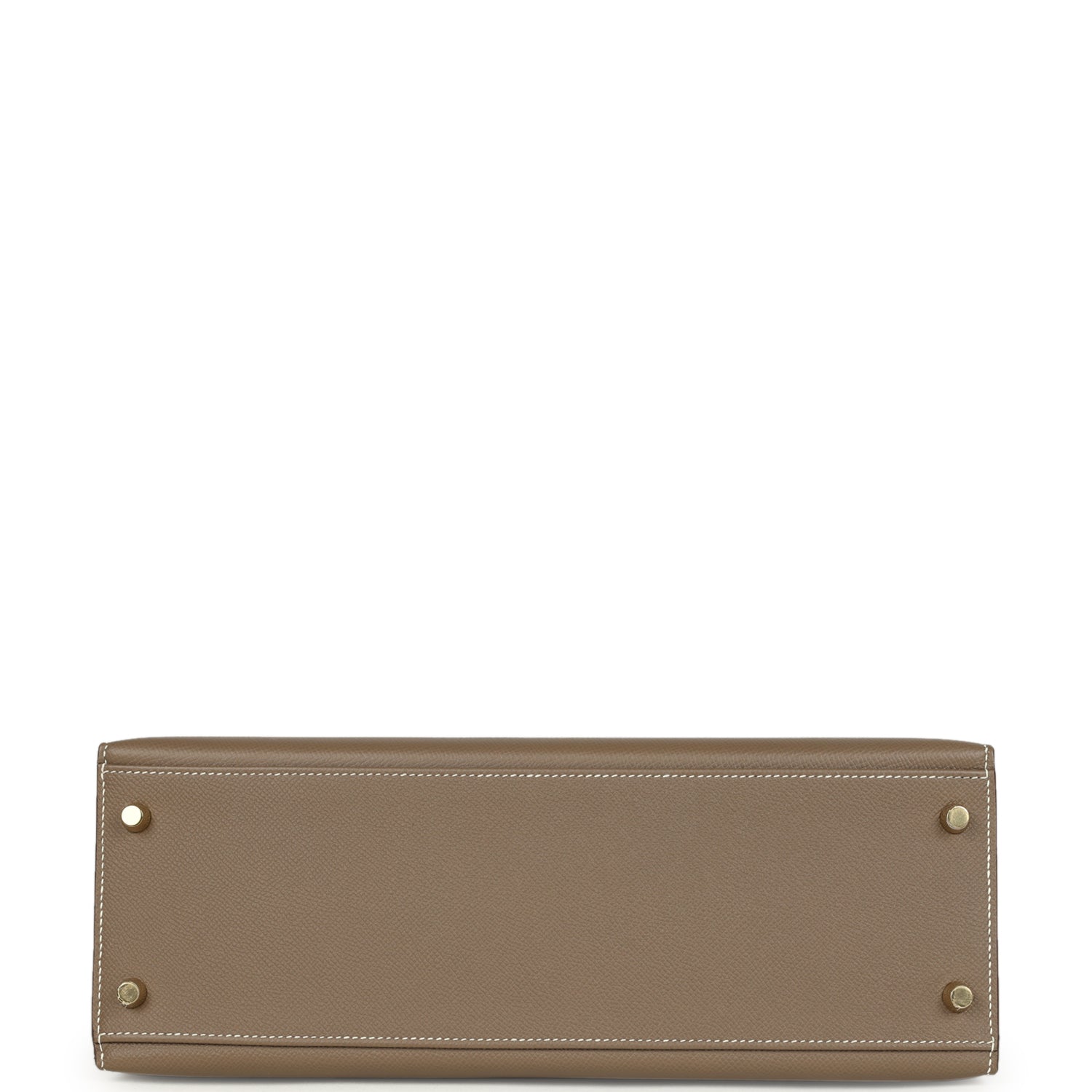 Hermes Kelly Sellier 32 Etoupe Epsom Gold Hardware