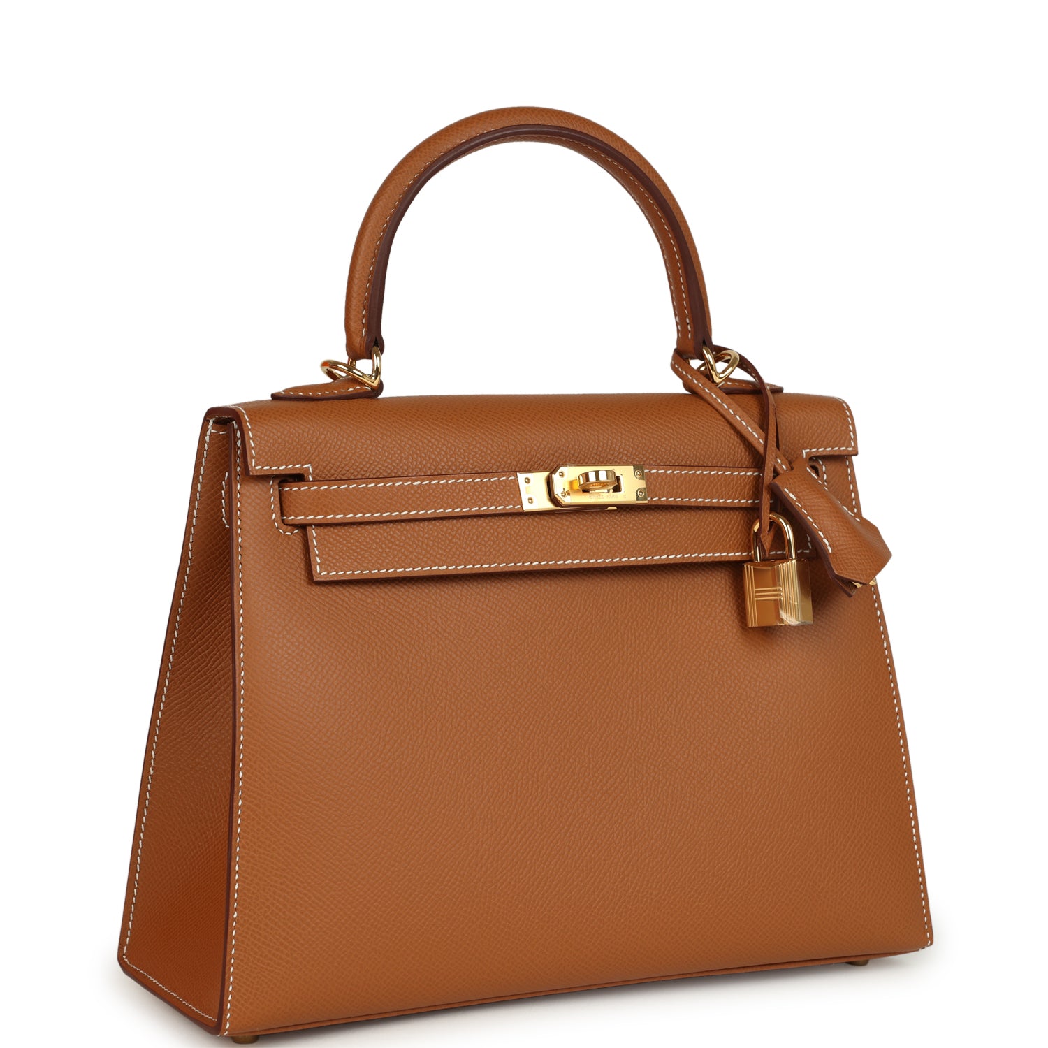 Hermes Kelly Sellier 25 Gold Epsom Gold Hardware