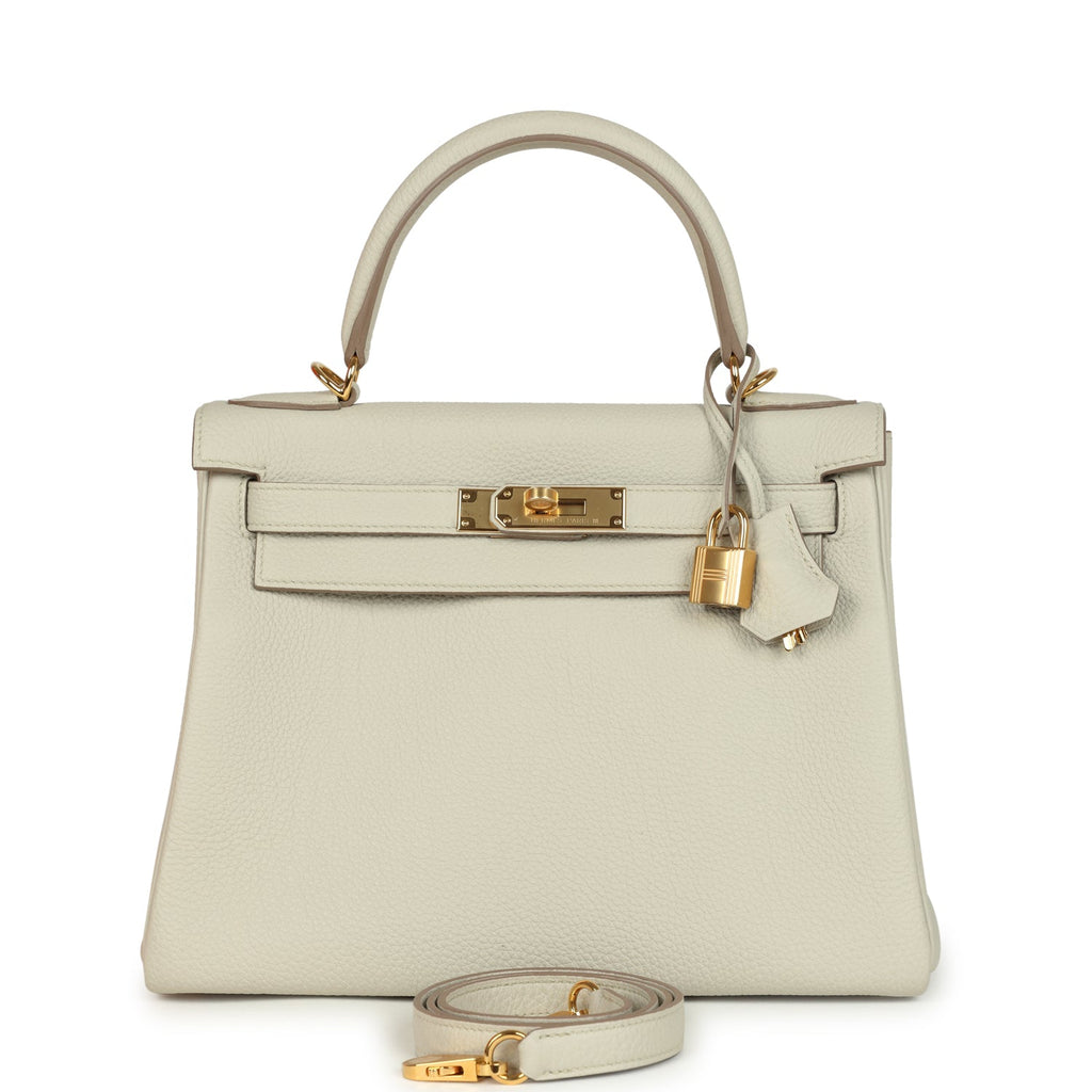 Hermes Kelly Retourne 28 Beton Togo Gold Hardware