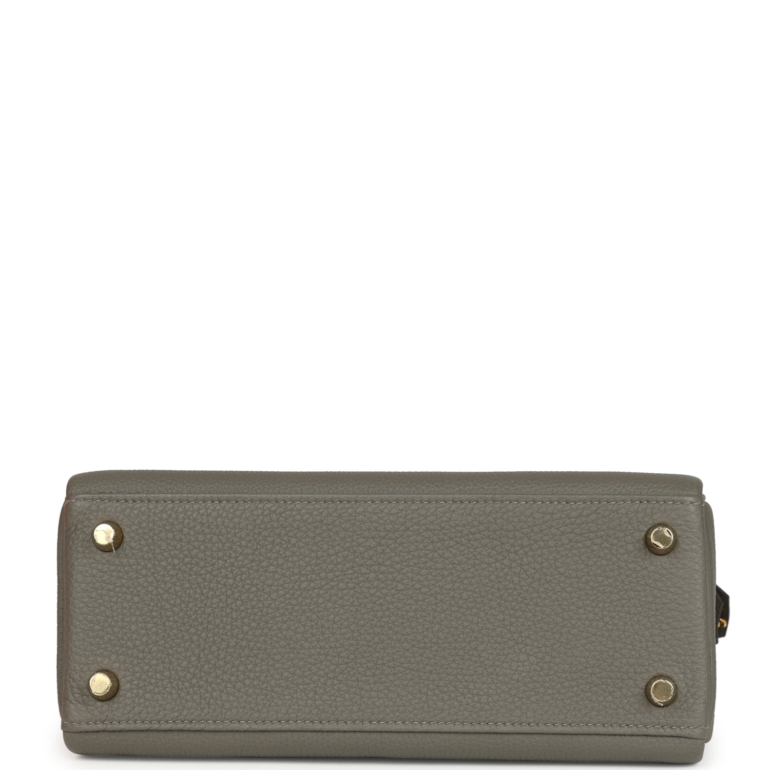 Hermes Kelly Retourne 25 Gris Meyer Togo Gold Hardware