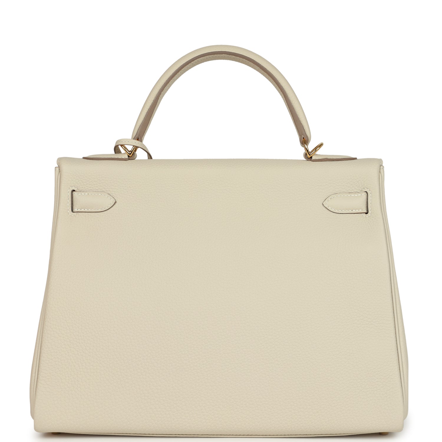 New Hermes Kelly Retourne 32 Craie Togo Gold Hardware