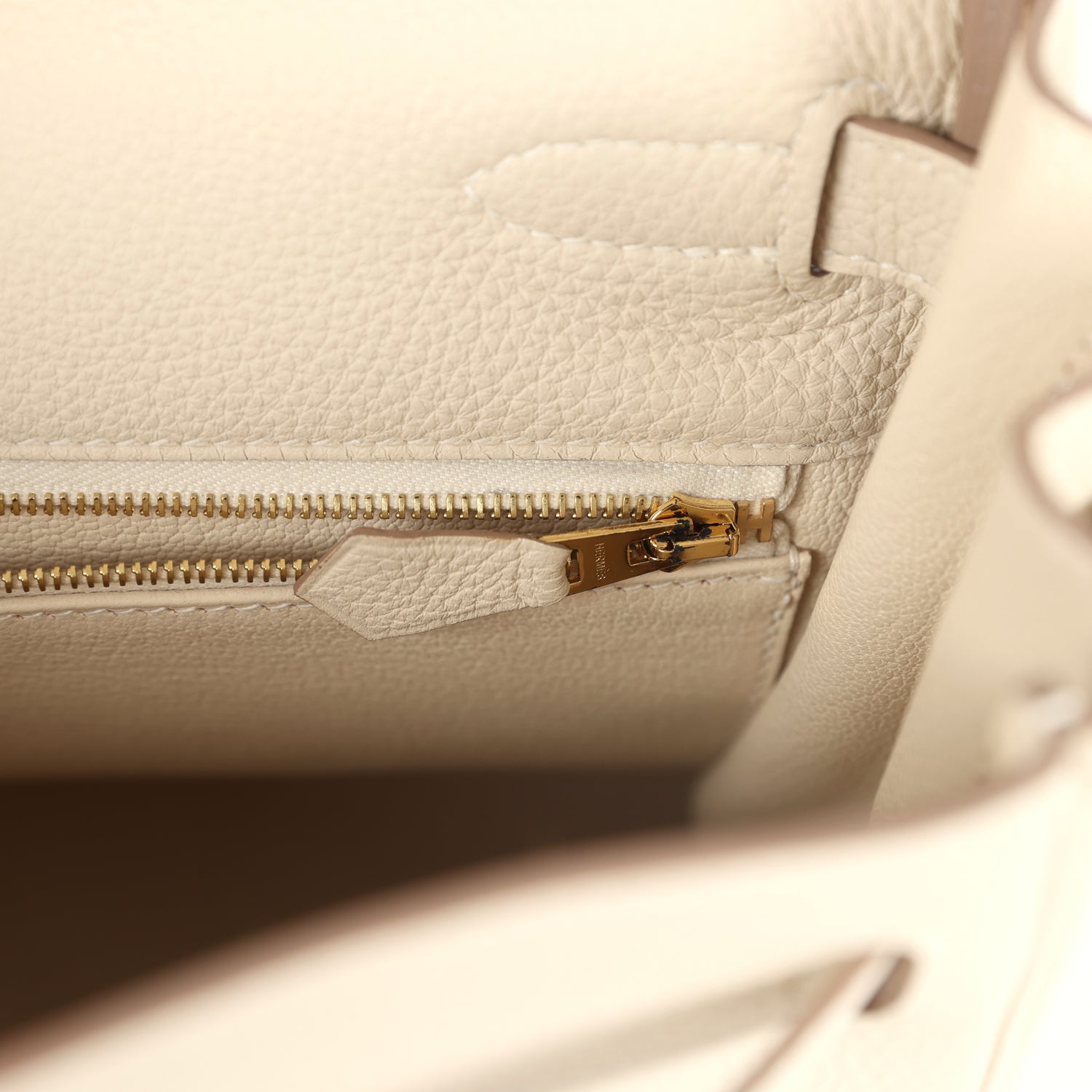 New Hermes Kelly Retourne 32 Craie Togo Gold Hardware