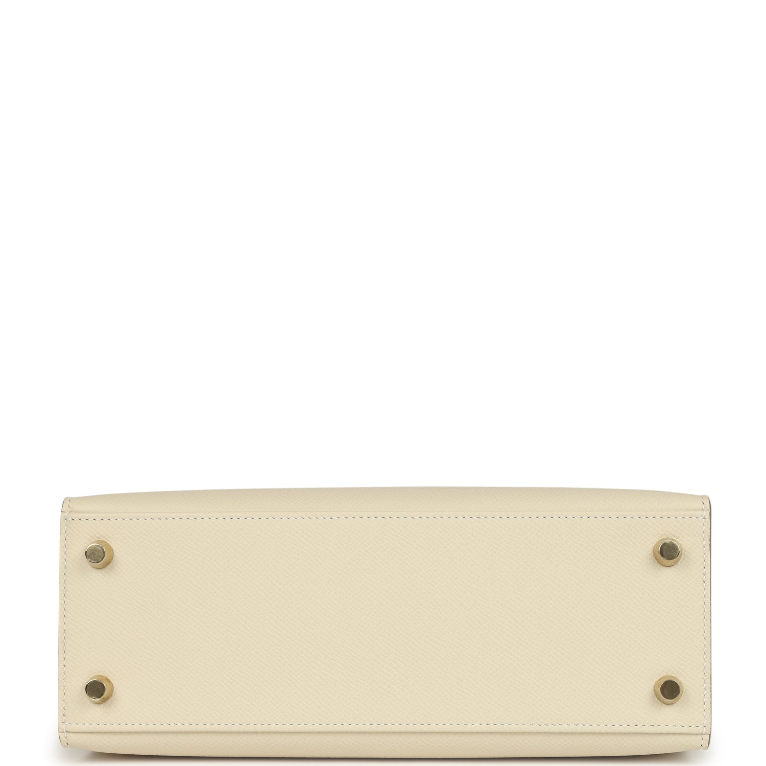 Hermes Kelly Sellier 25 Craie Epsom Gold Hardware