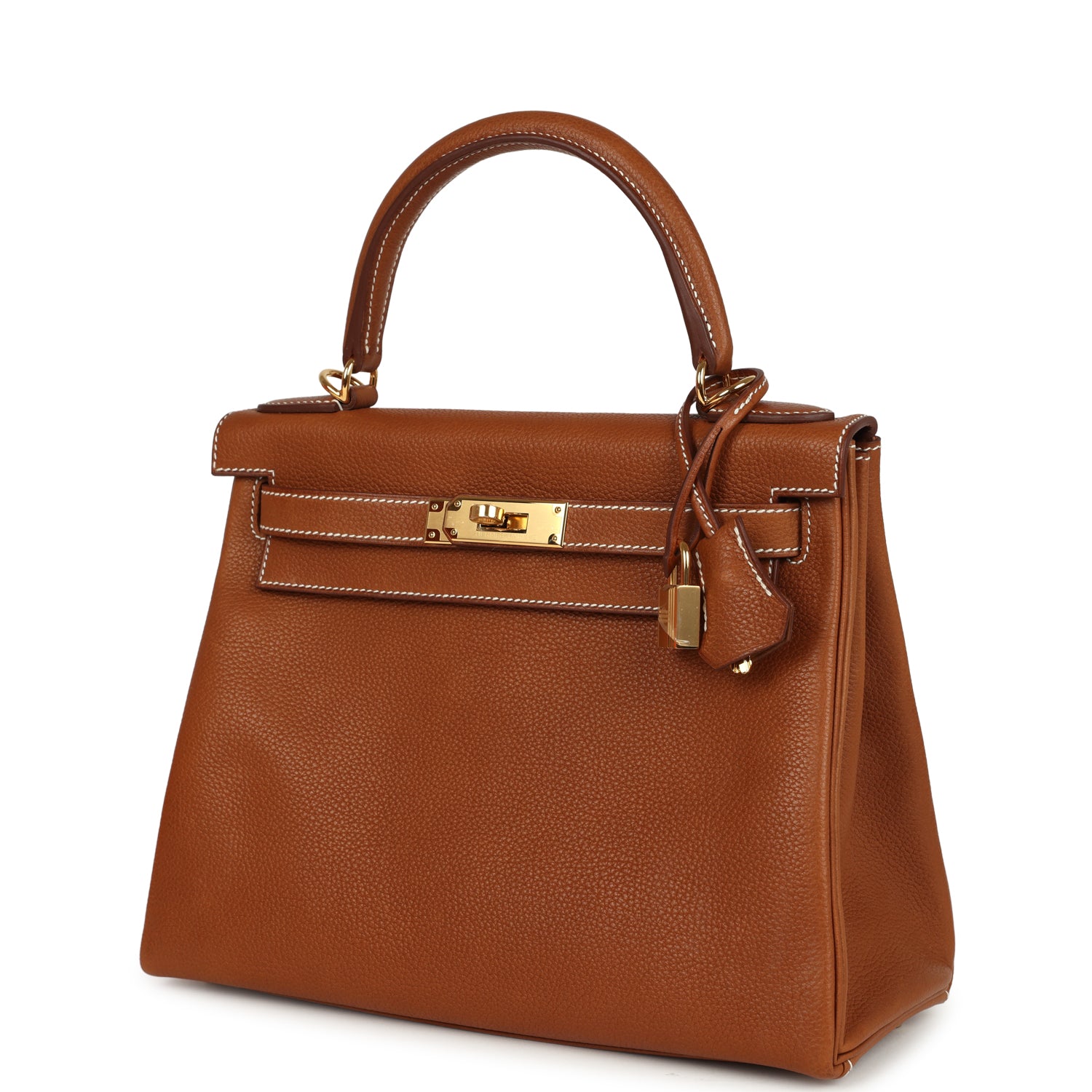 Hermes Kelly Retourne 28 Fauve Barenia Faubourg Gold Hardware